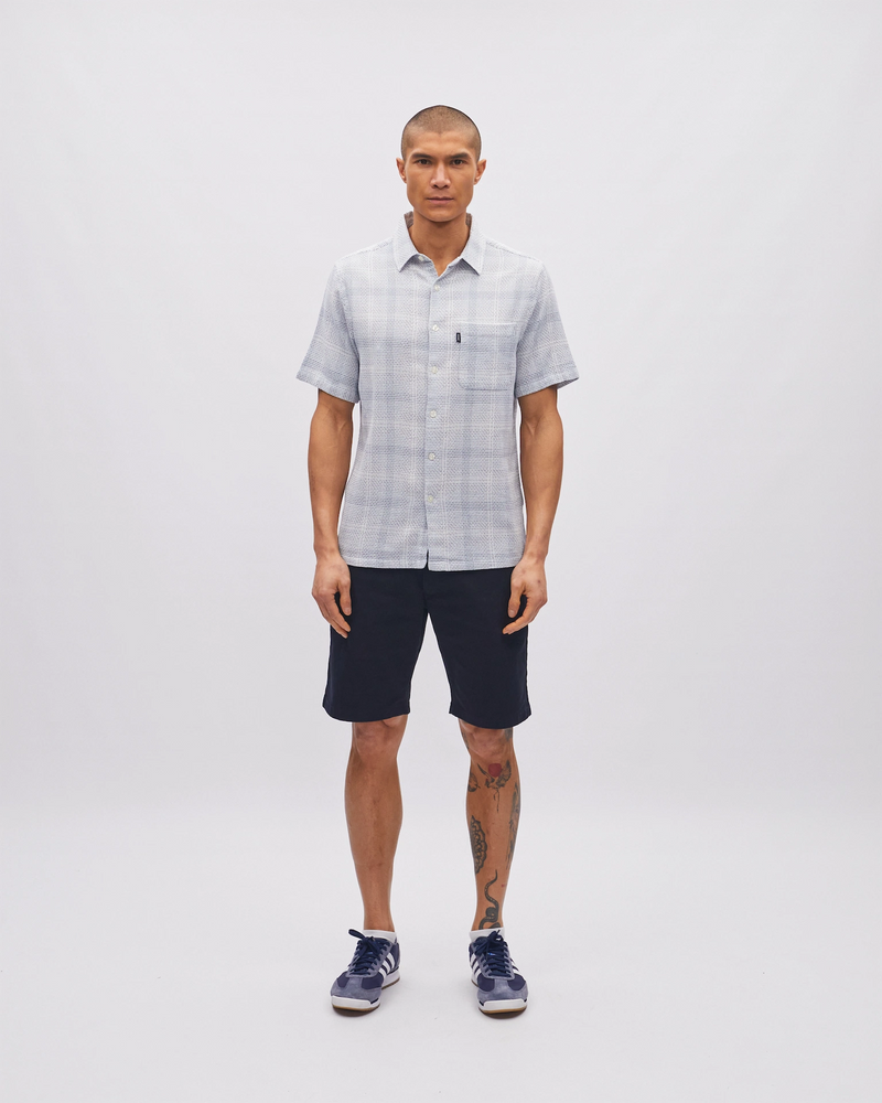 Casey SS Shirt Falcon Blue