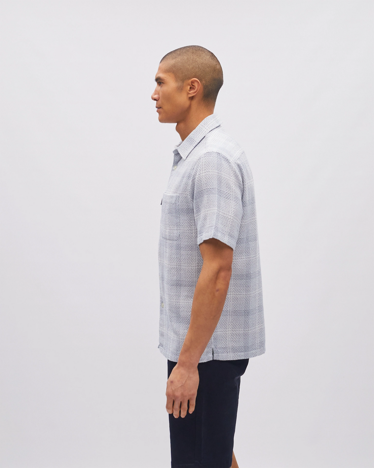 Casey SS Shirt Falcon Blue