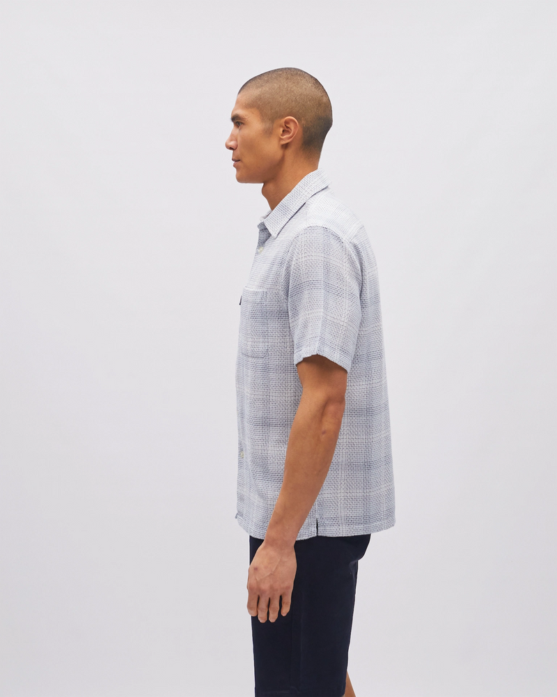 Casey SS Shirt Falcon Blue