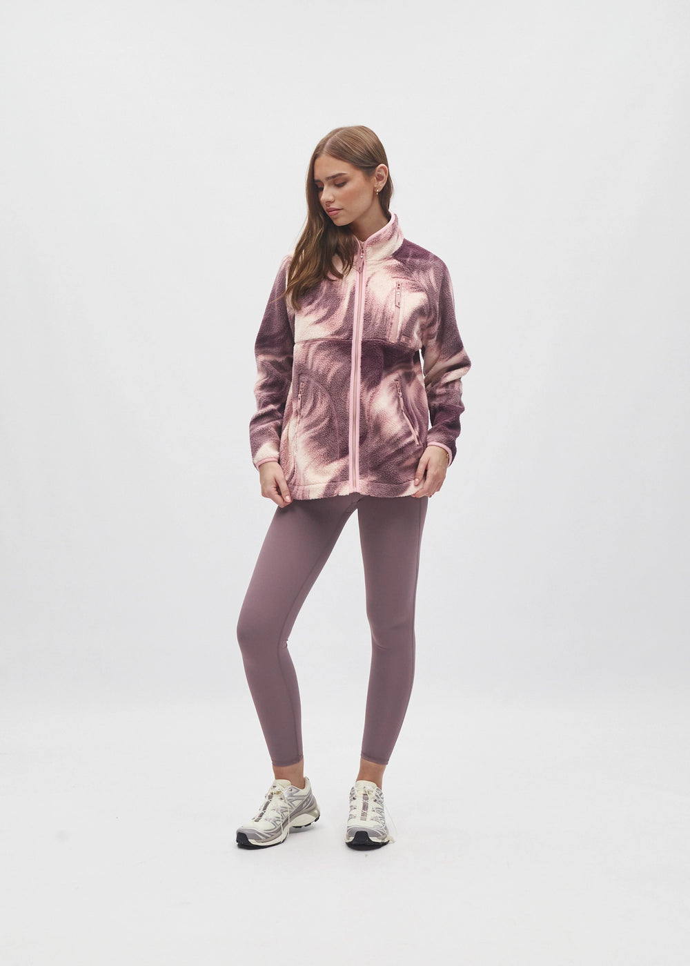 Casey Zipper Multi Warm Blush
