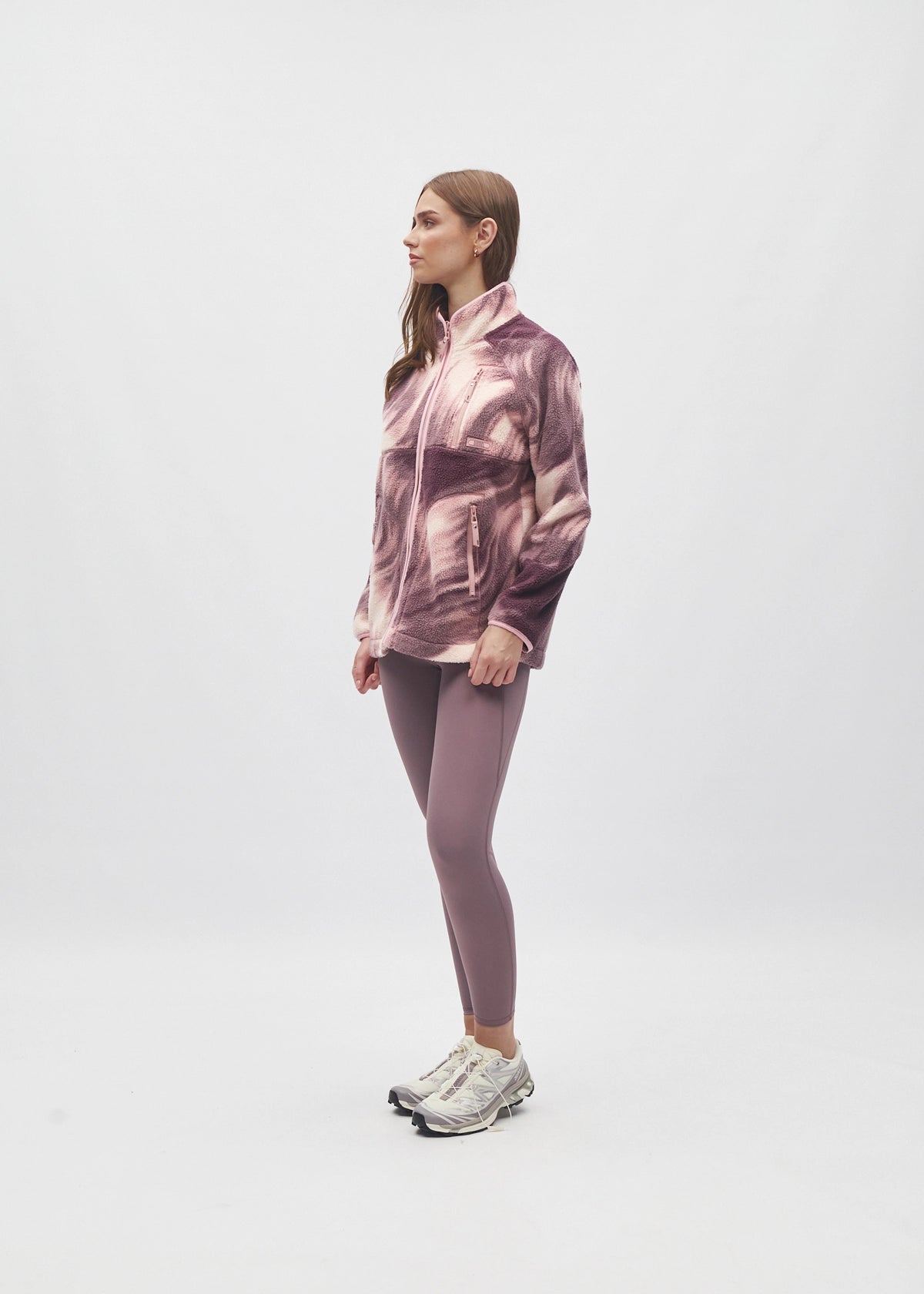 Casey Zipper Multi Warm Blush