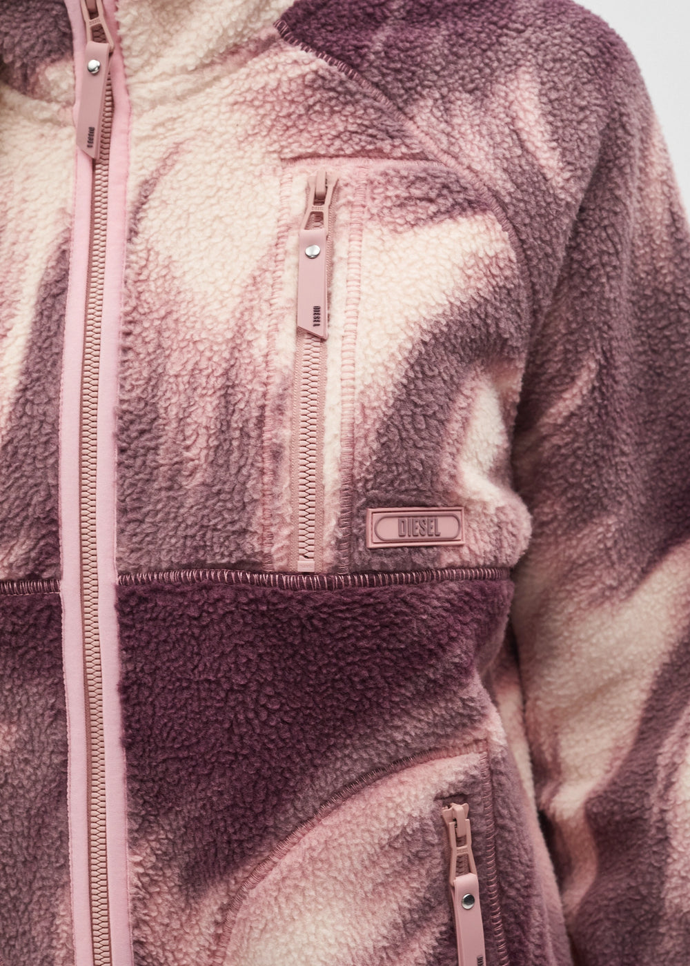Casey Zipper Multi Warm Blush