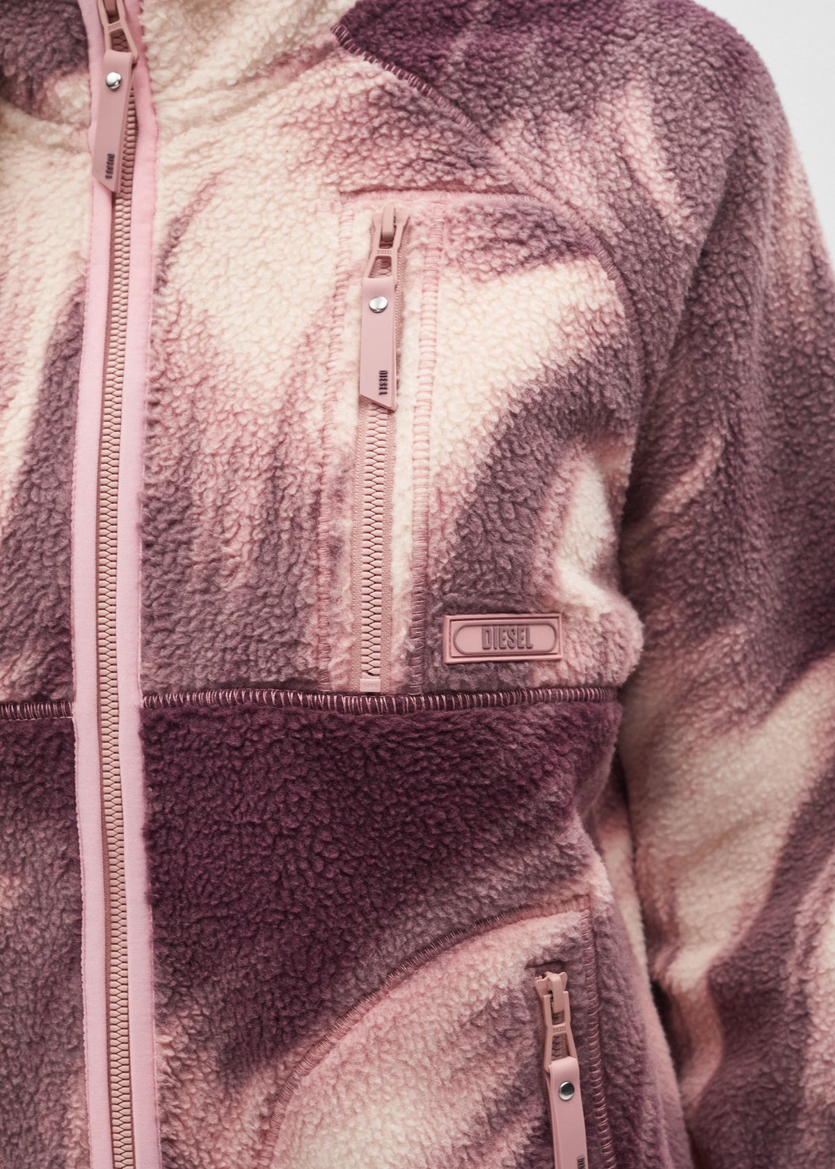 Casey Zipper Multi Warm Blush