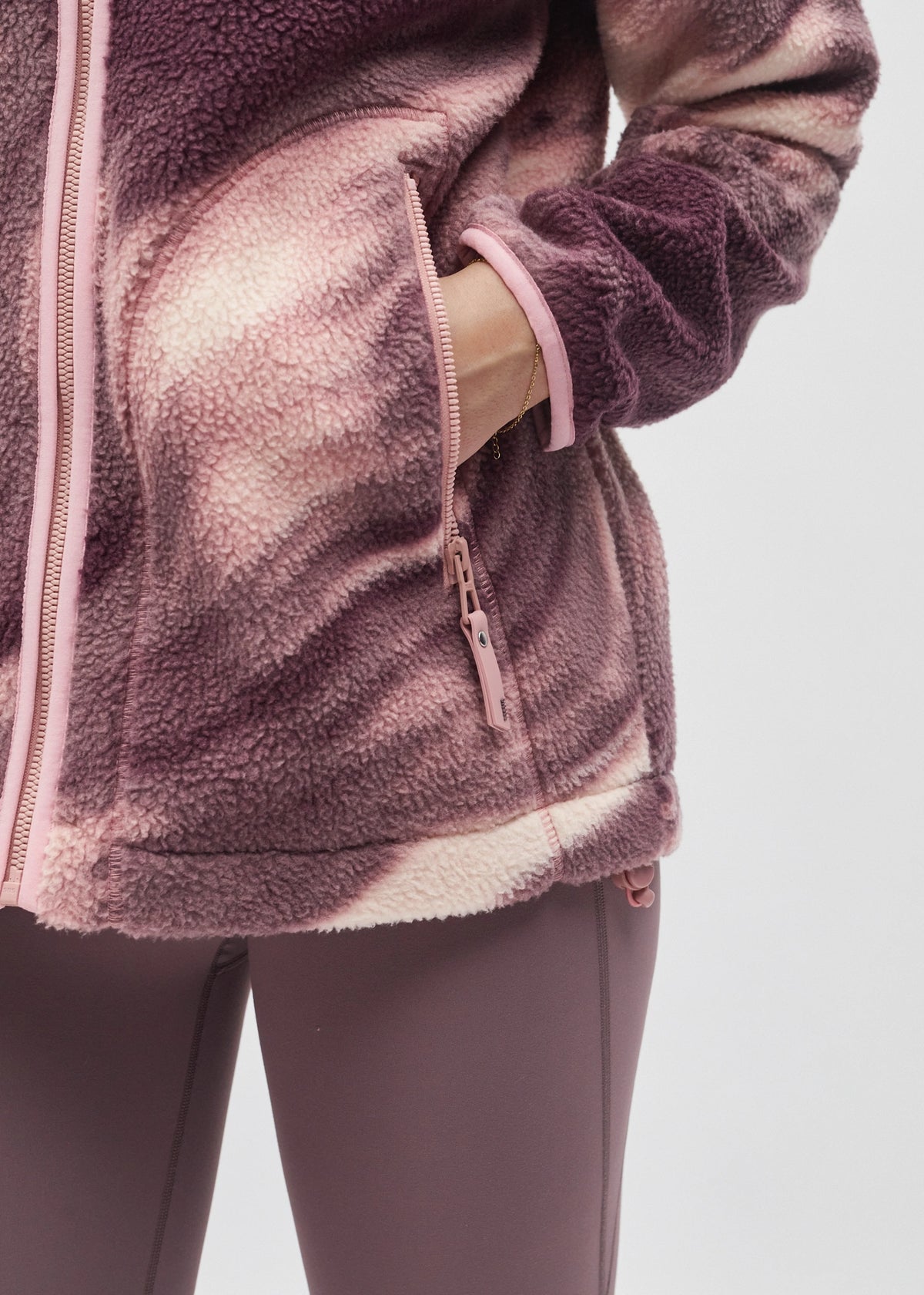 Casey Zipper Multi Warm Blush