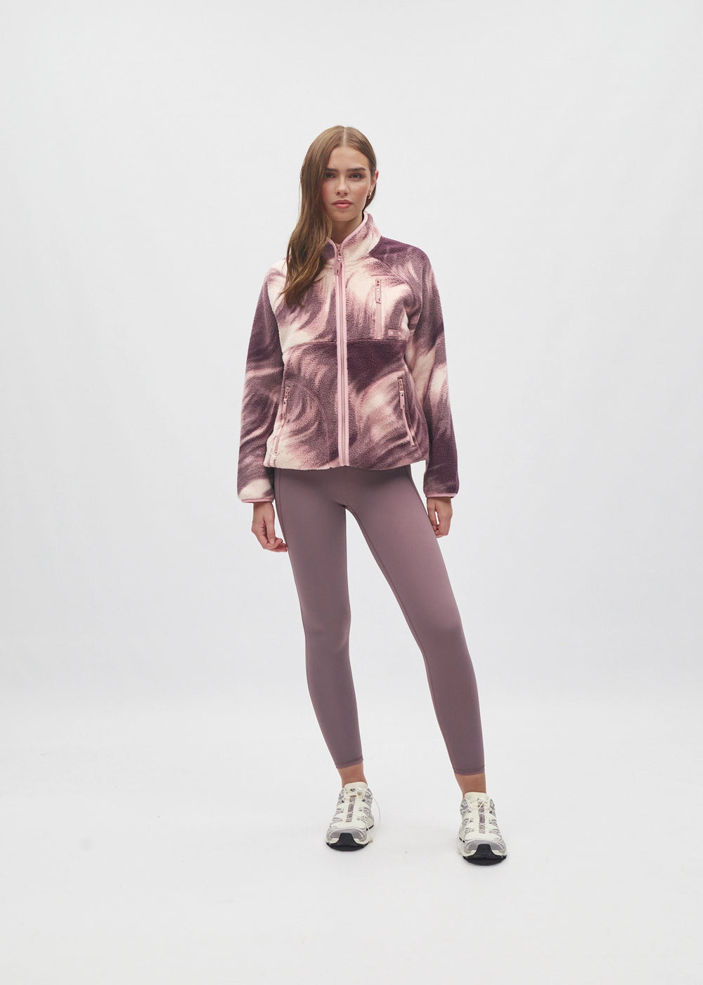 Casey Zipper Multi Warm Blush