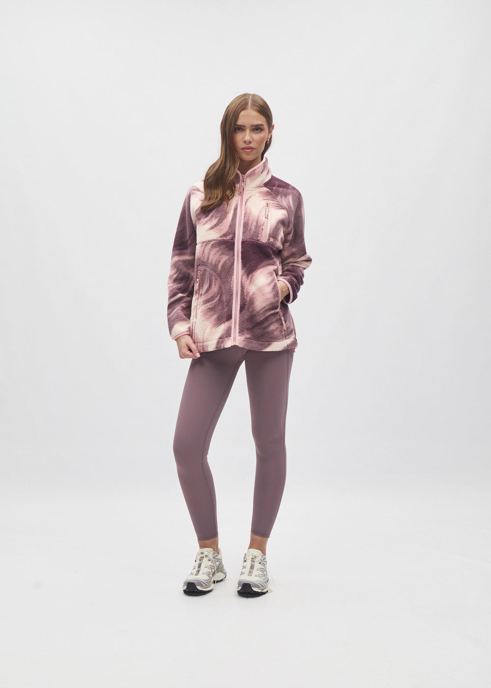 Casey Zipper Multi Warm Blush