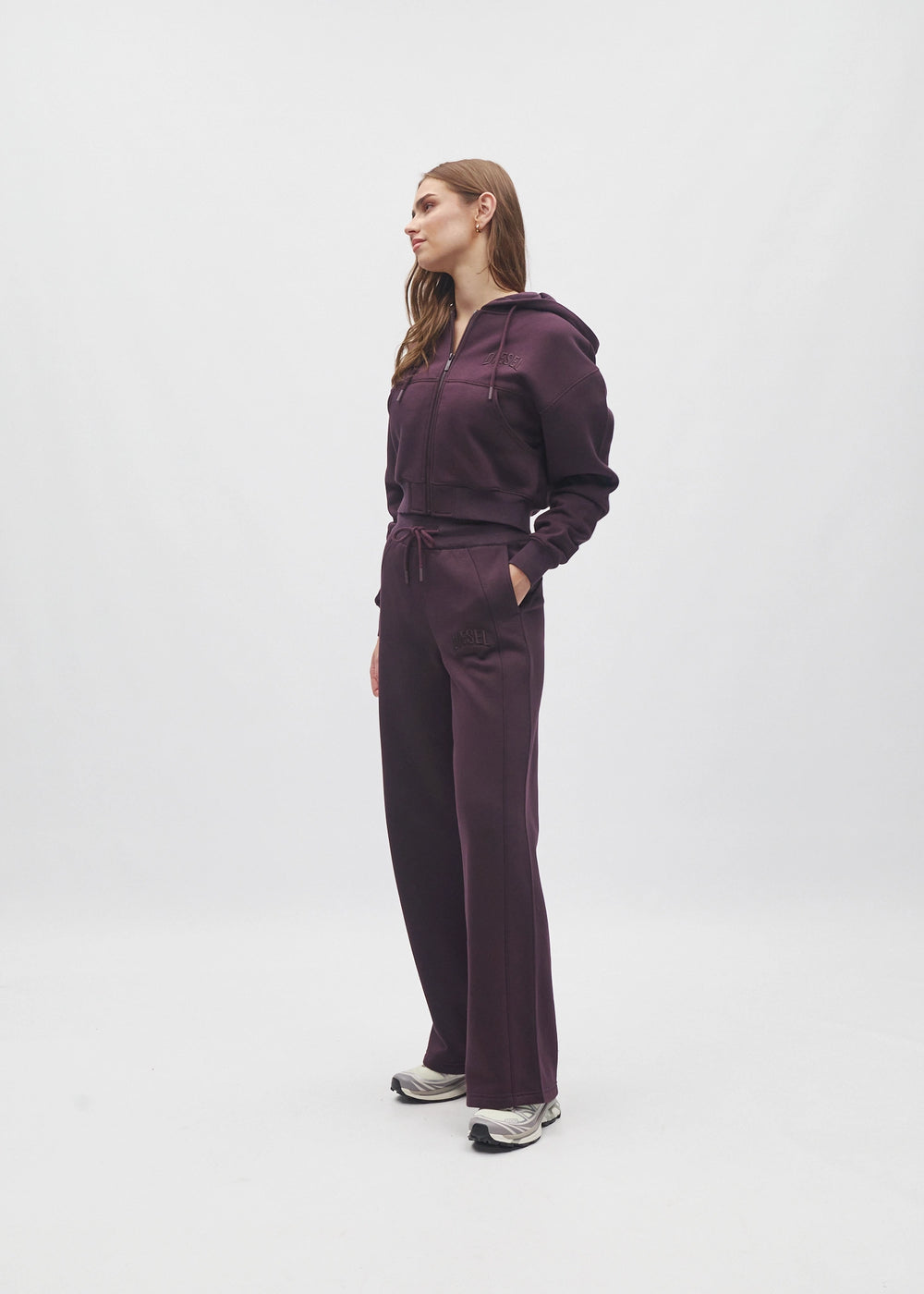 Caprice Zipper Berry Plum