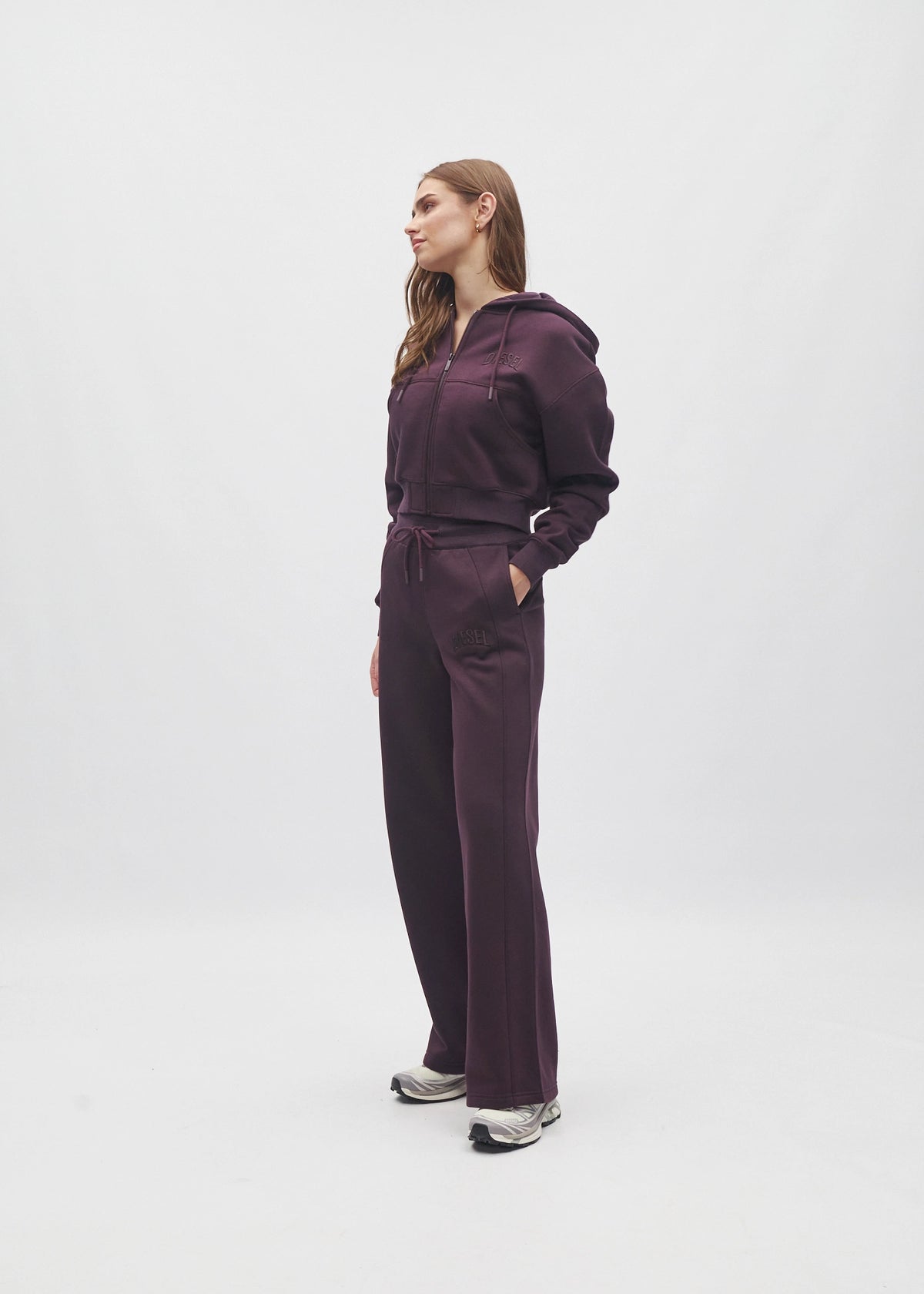 Caprice Zipper Berry Plum