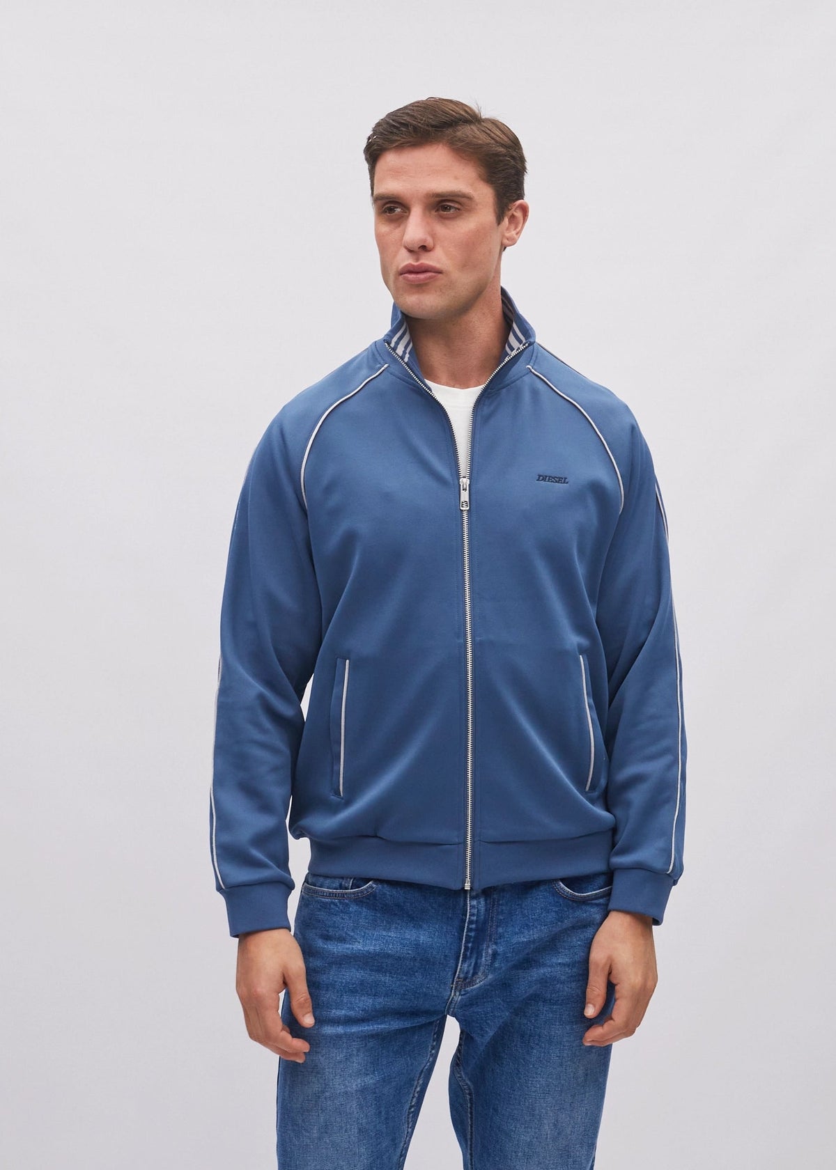 Charlie Full Zip Falcon Blue