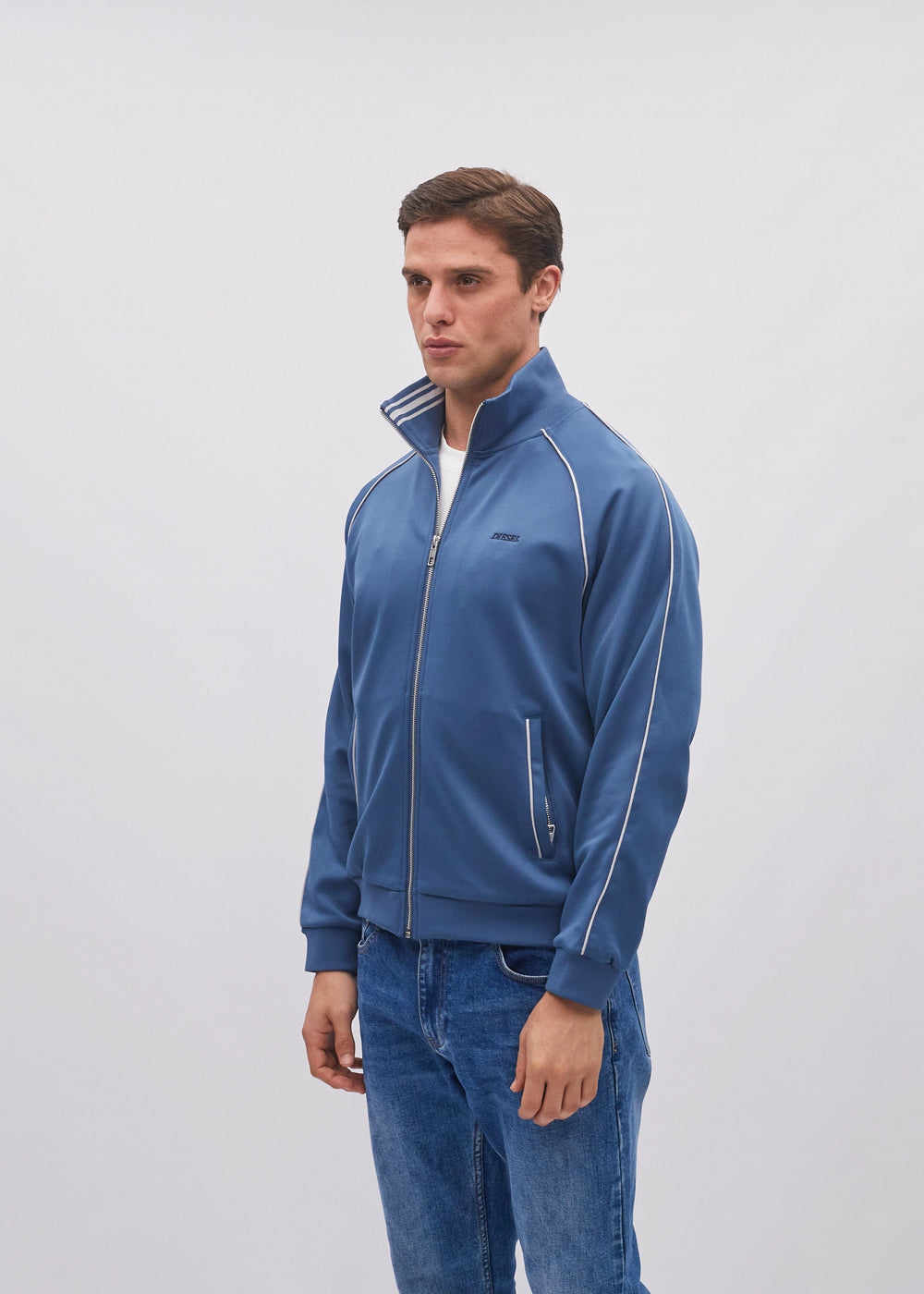 Charlie Full Zip Falcon Blue