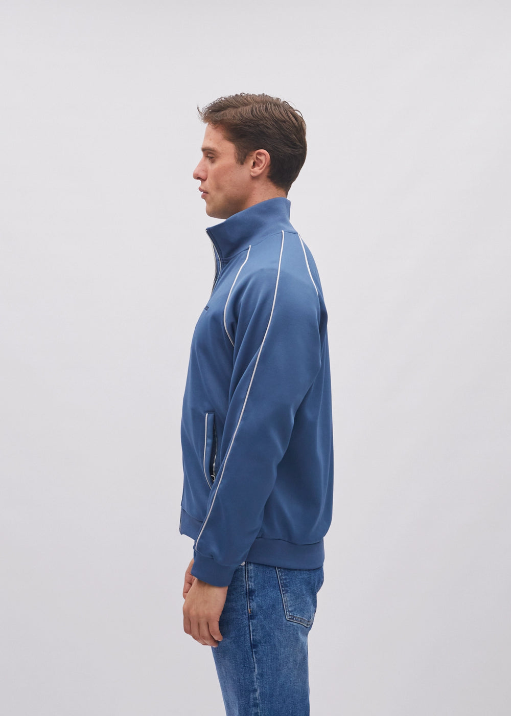 Charlie Full Zip Falcon Blue