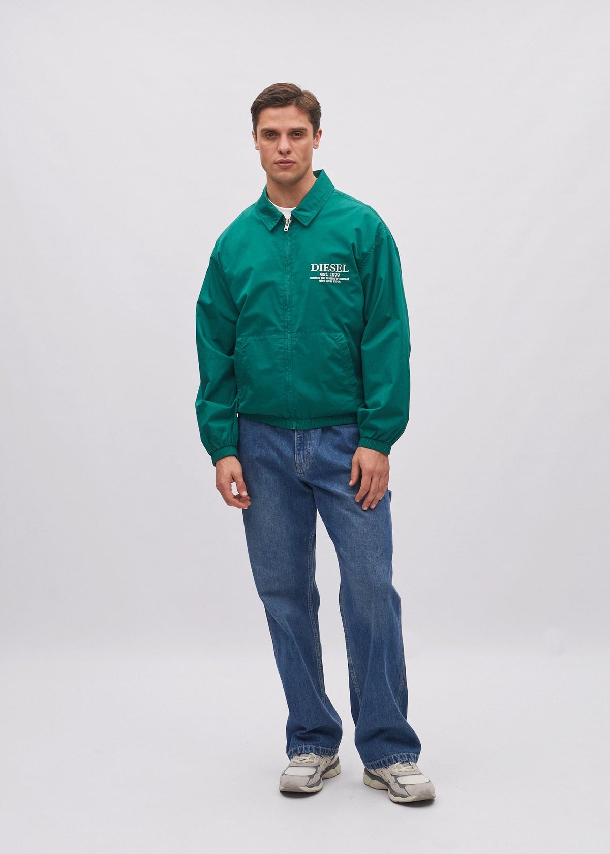 Chester Full Zip Woodland Green