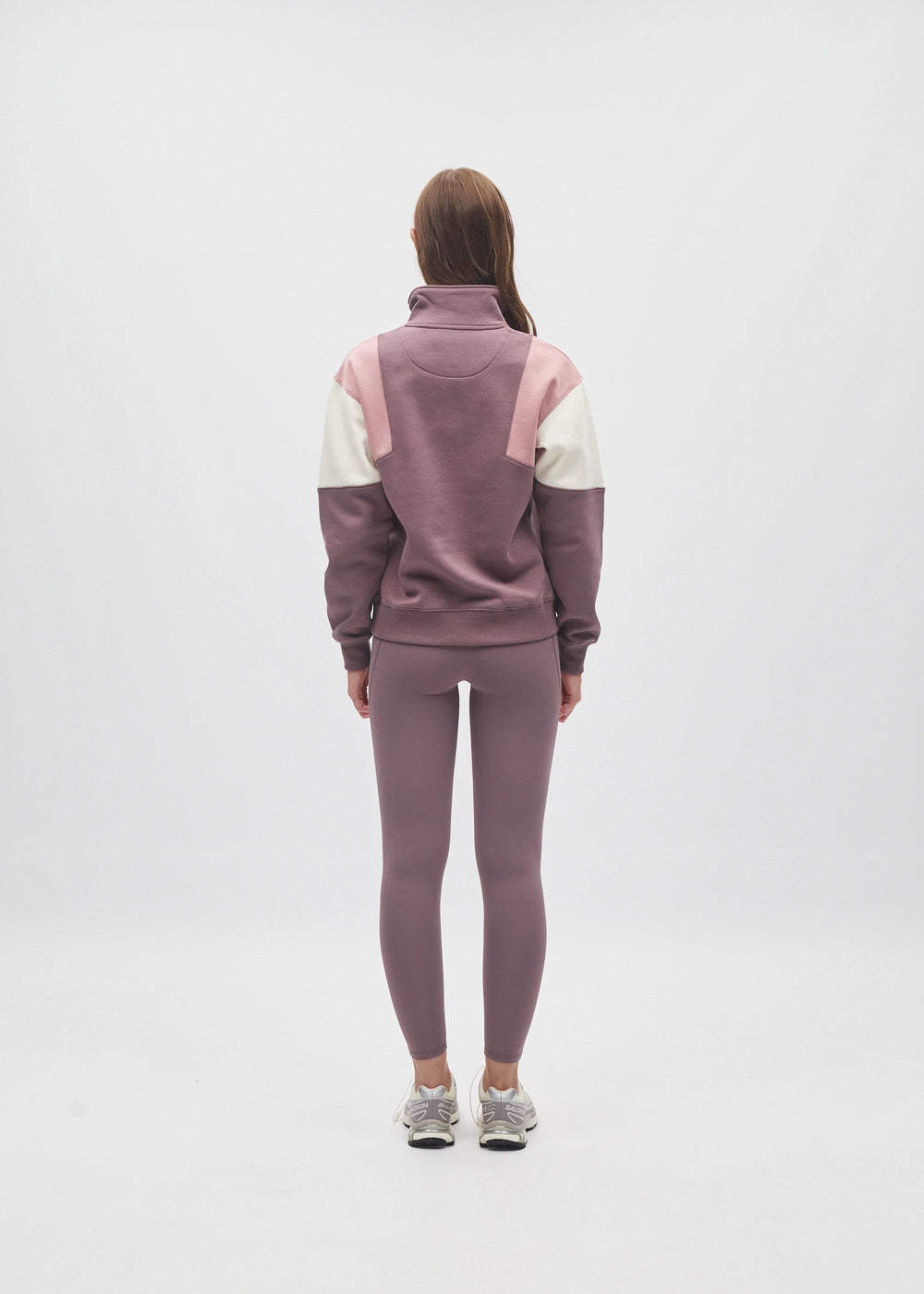Ciara half Zip Dusty Mauve