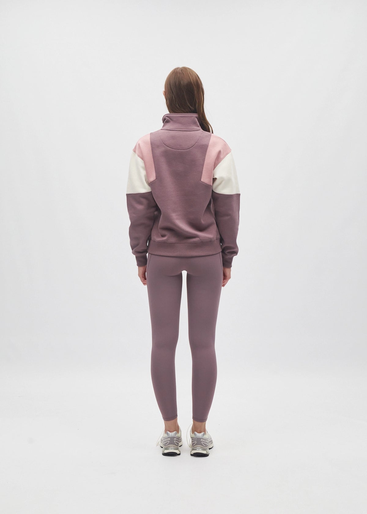 Ciara half Zip Dusty Mauve