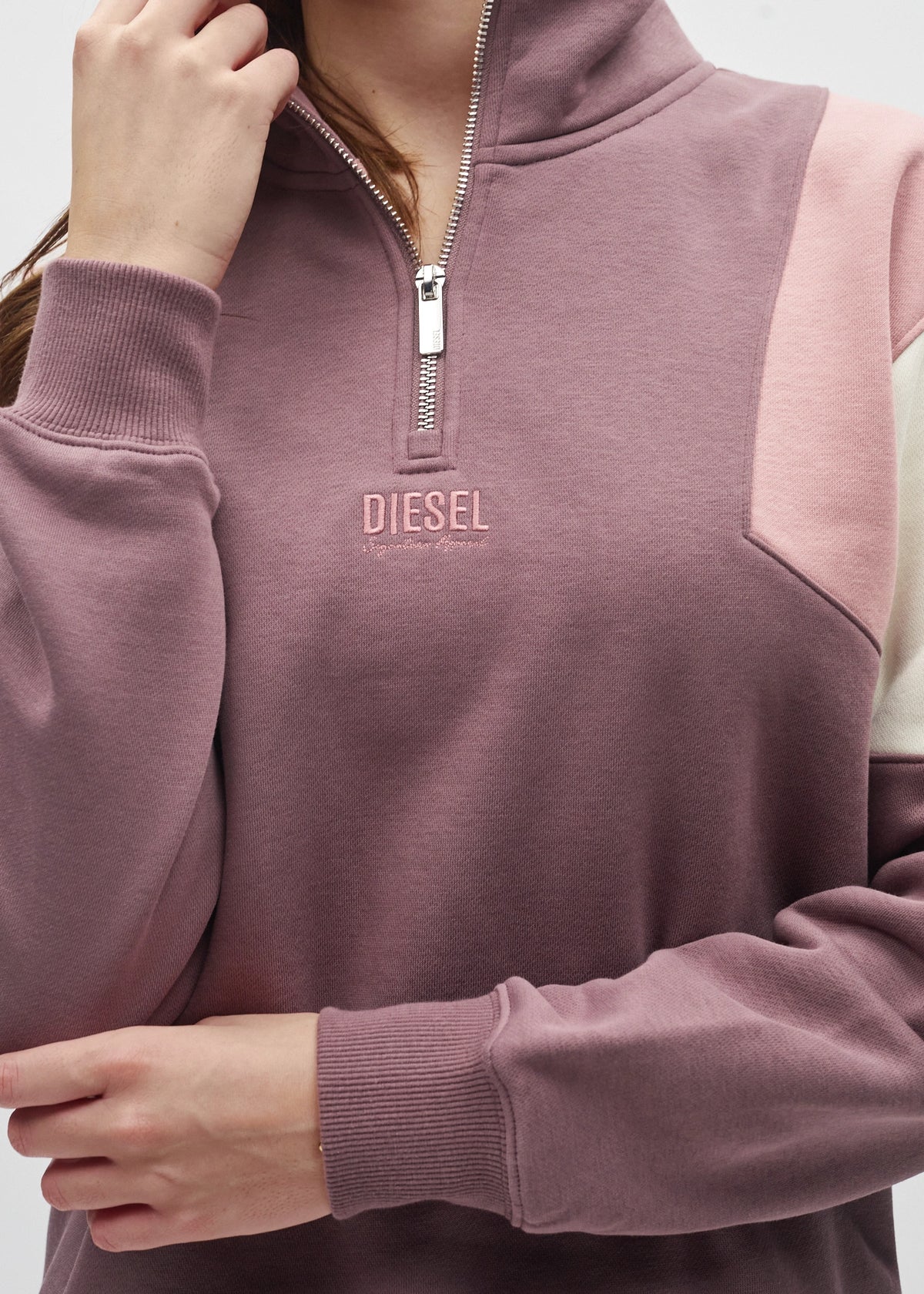 Ciara half Zip Dusty Mauve