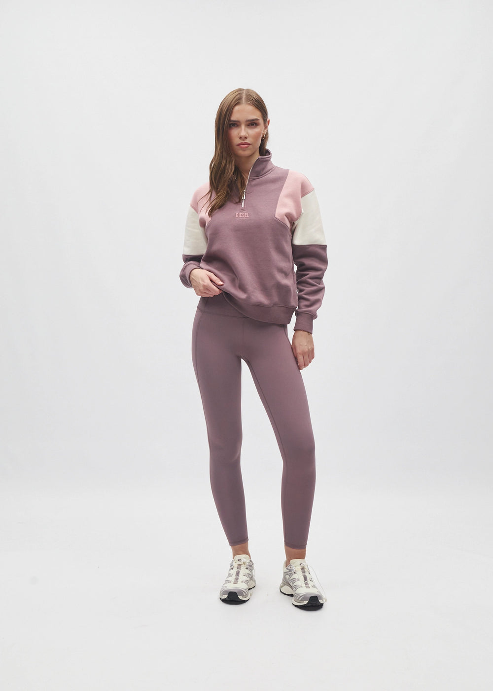 Ciara half Zip Dusty Mauve