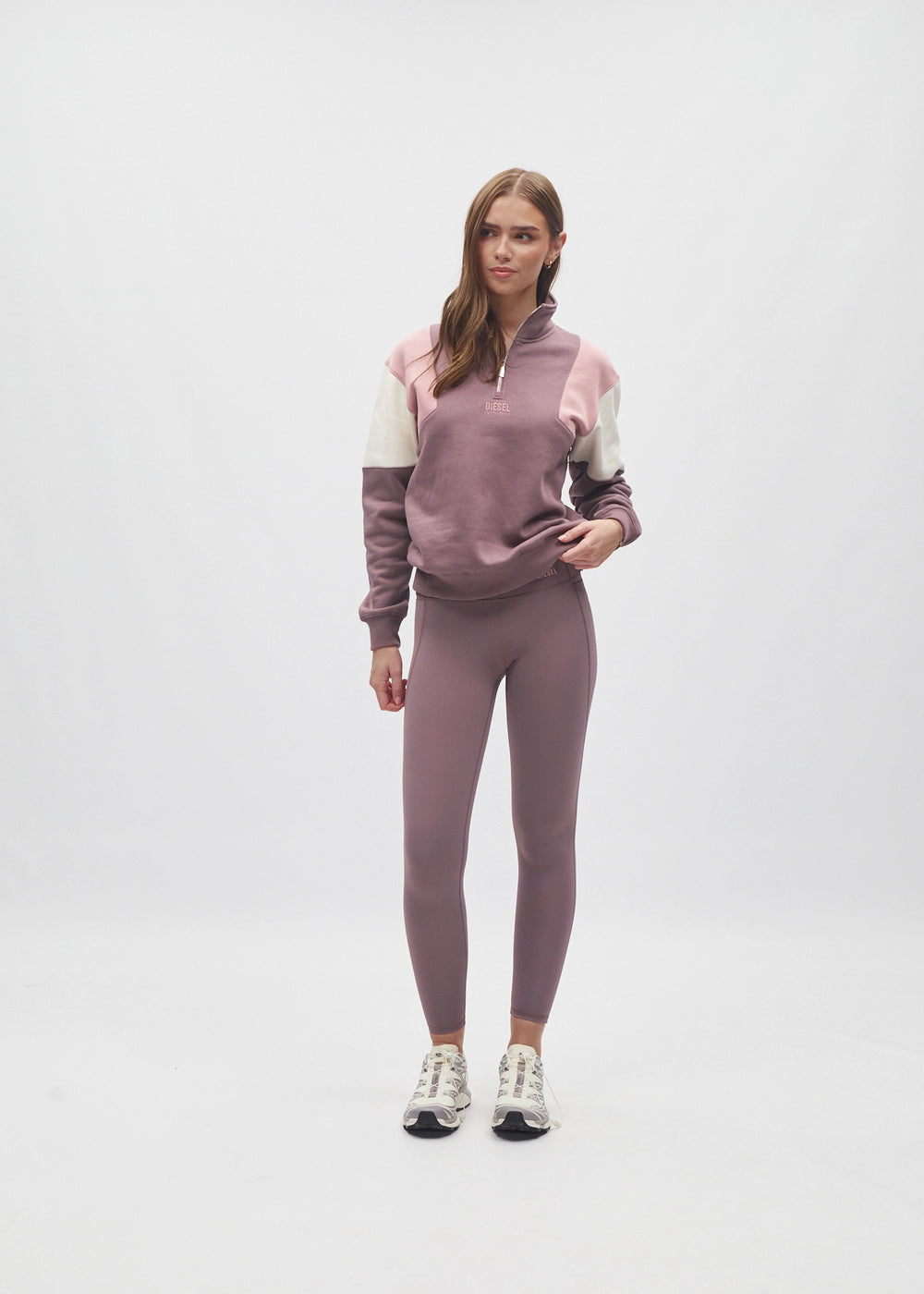 Ciara half Zip Dusty Mauve