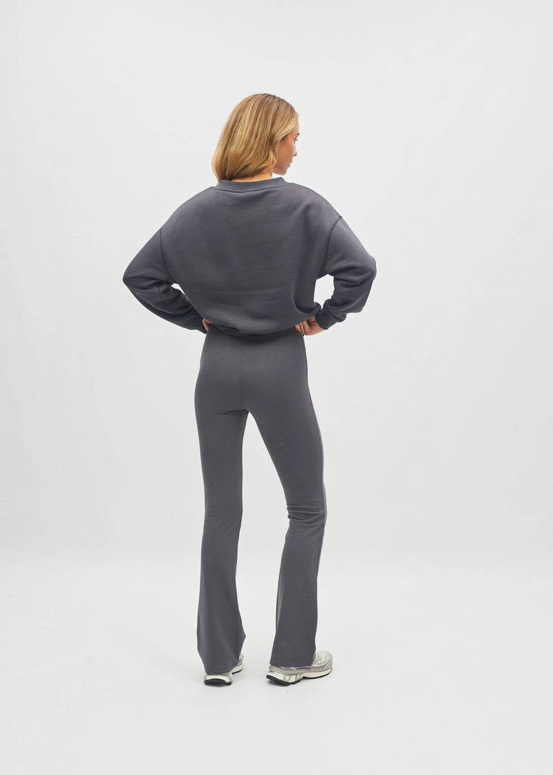 Connie Flare Pant Deep Charcoal