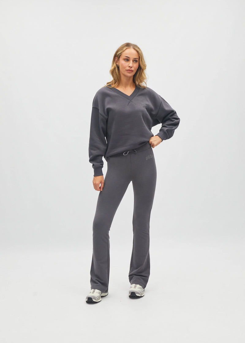 Connie Flare Pant Deep Charcoal