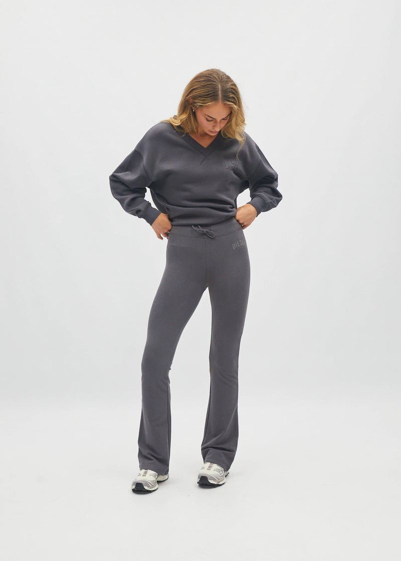 Connie Flare Pant Deep Charcoal