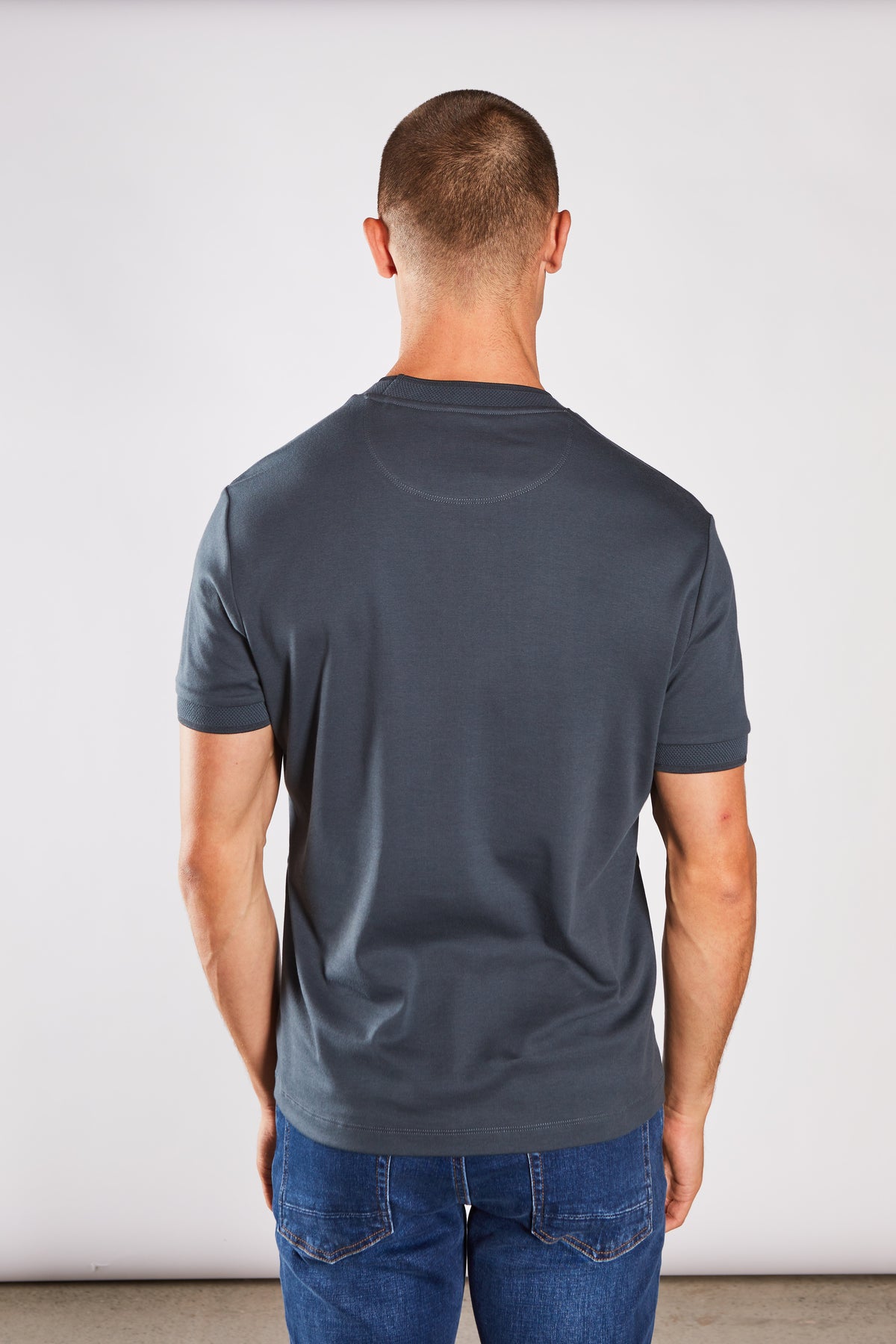 Denzel Tee Petrol Blue