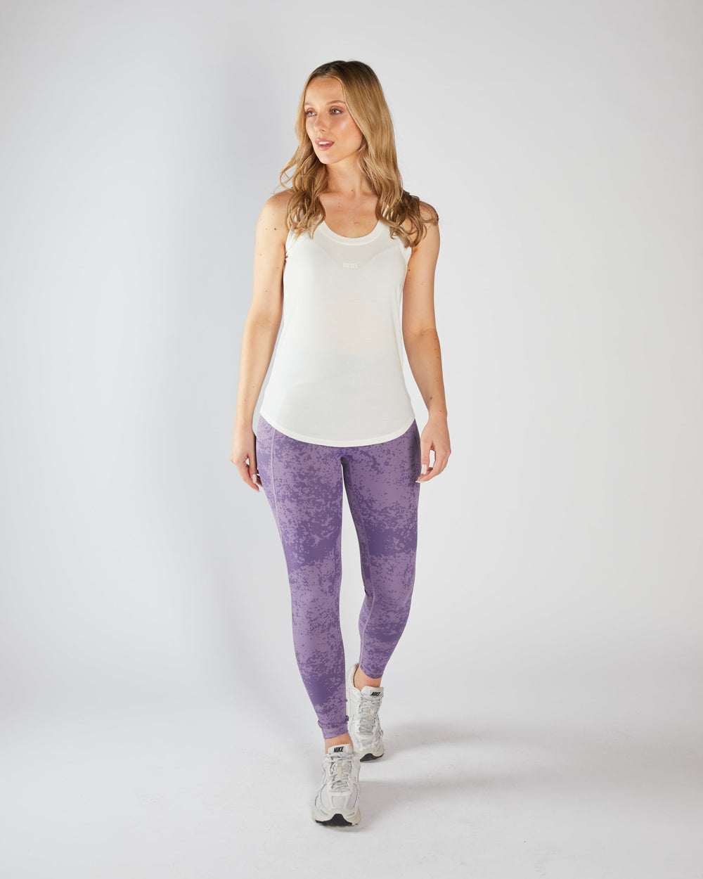 Deya Racer Back Vest Ivory
