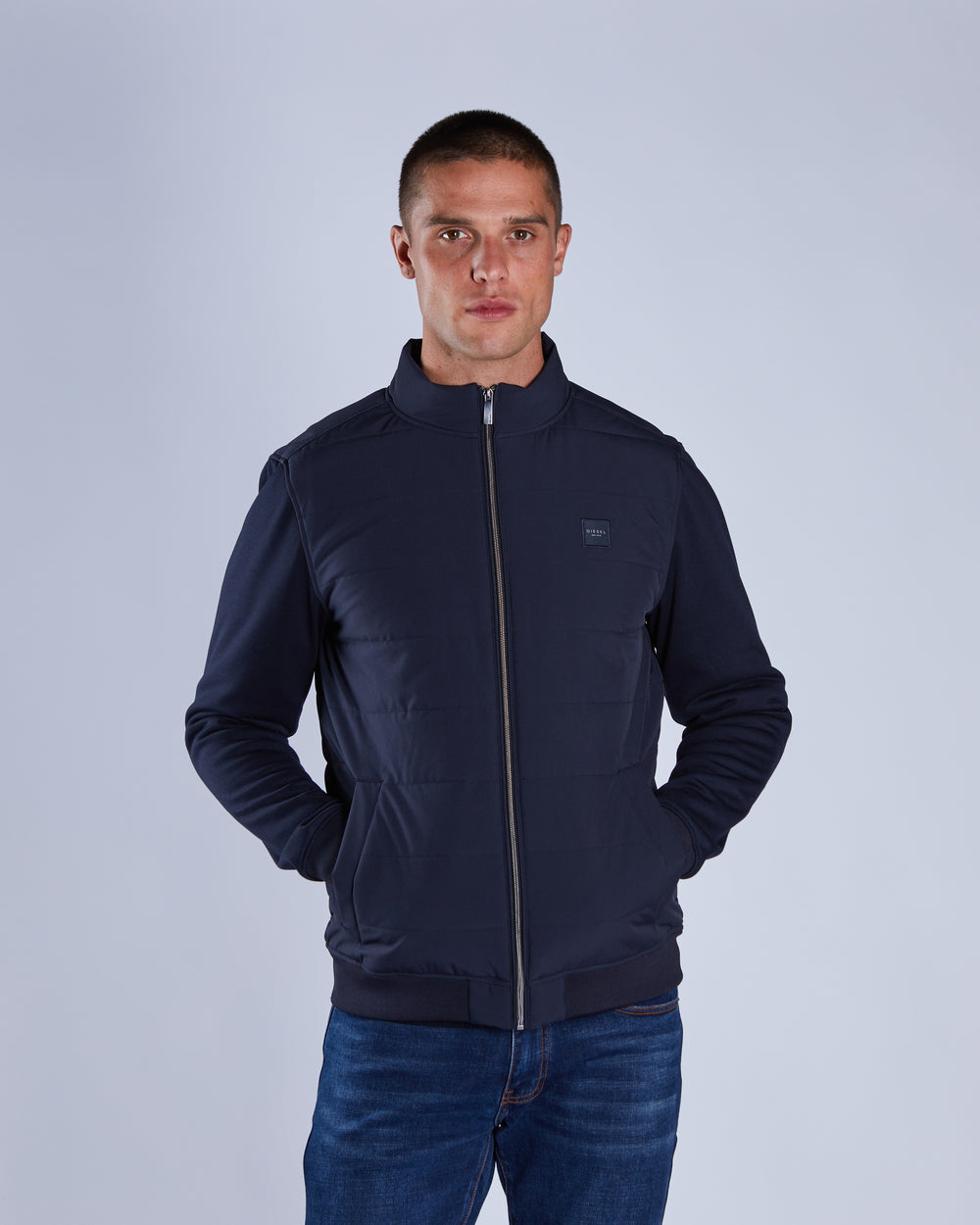 Diego Hybrid Jacket Midnight Blue
