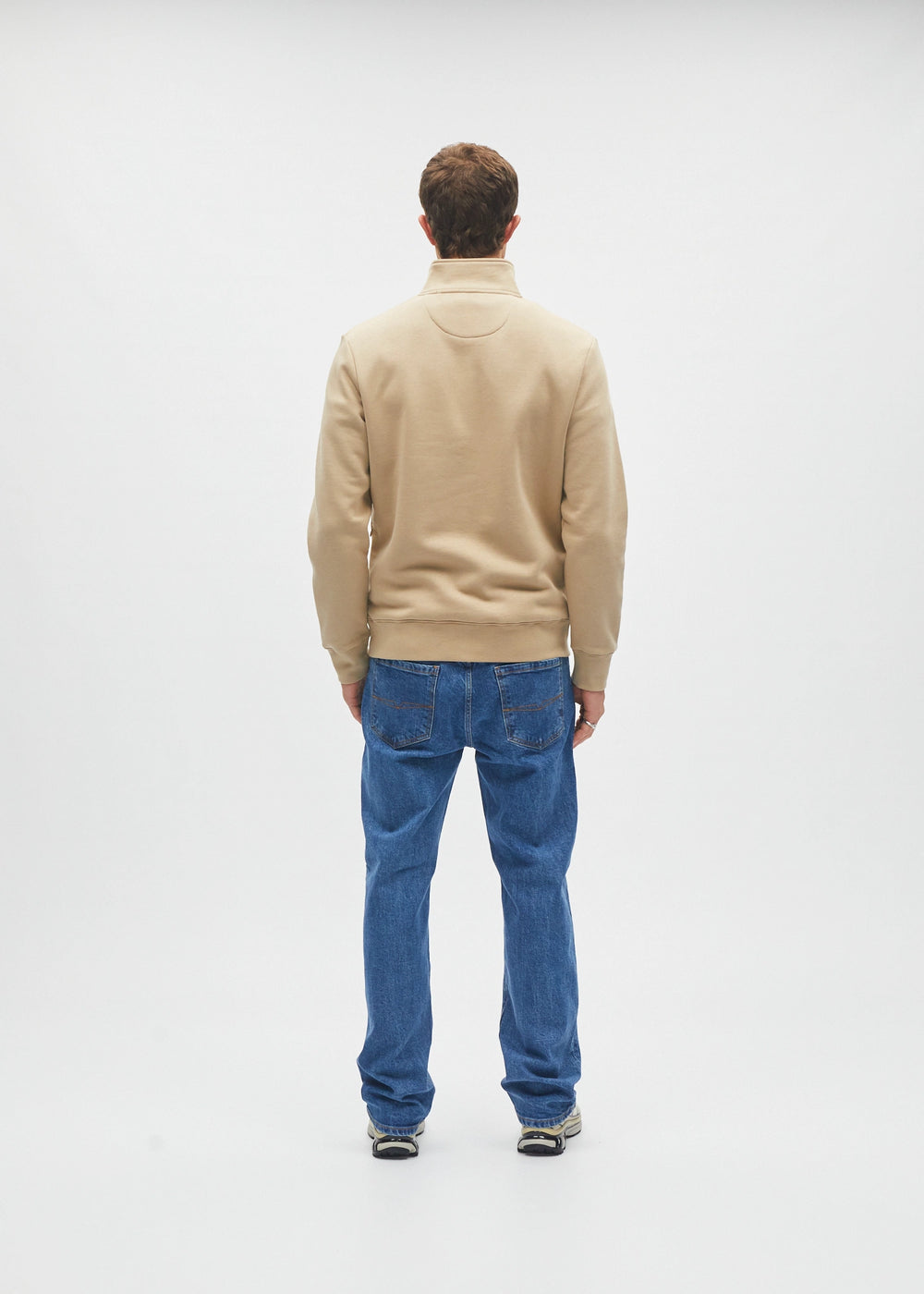 Willis Half Zip Camel Court