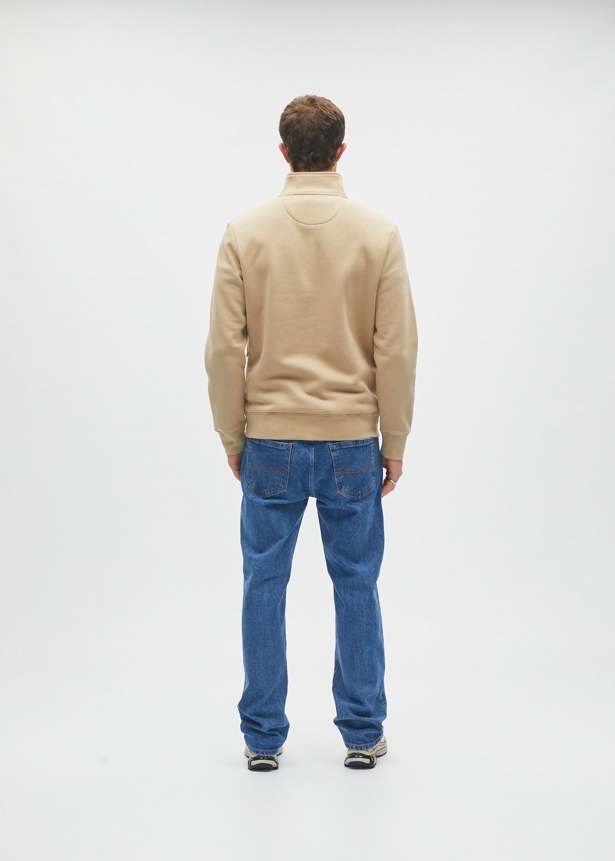 Willis Half Zip Camel Court