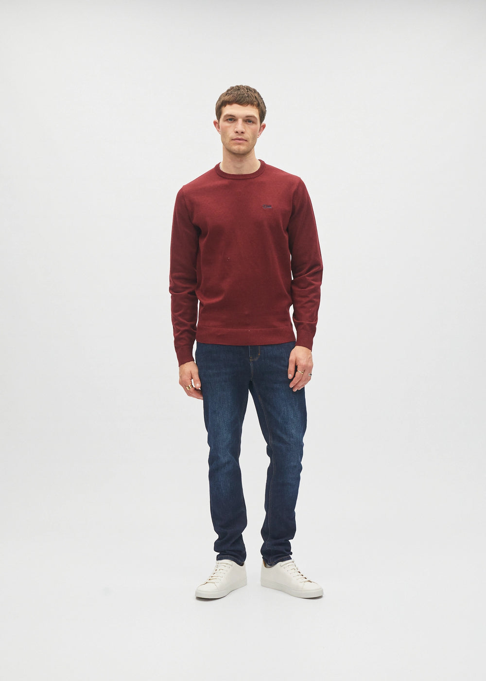 Bastian Round Neck Cranberry Red