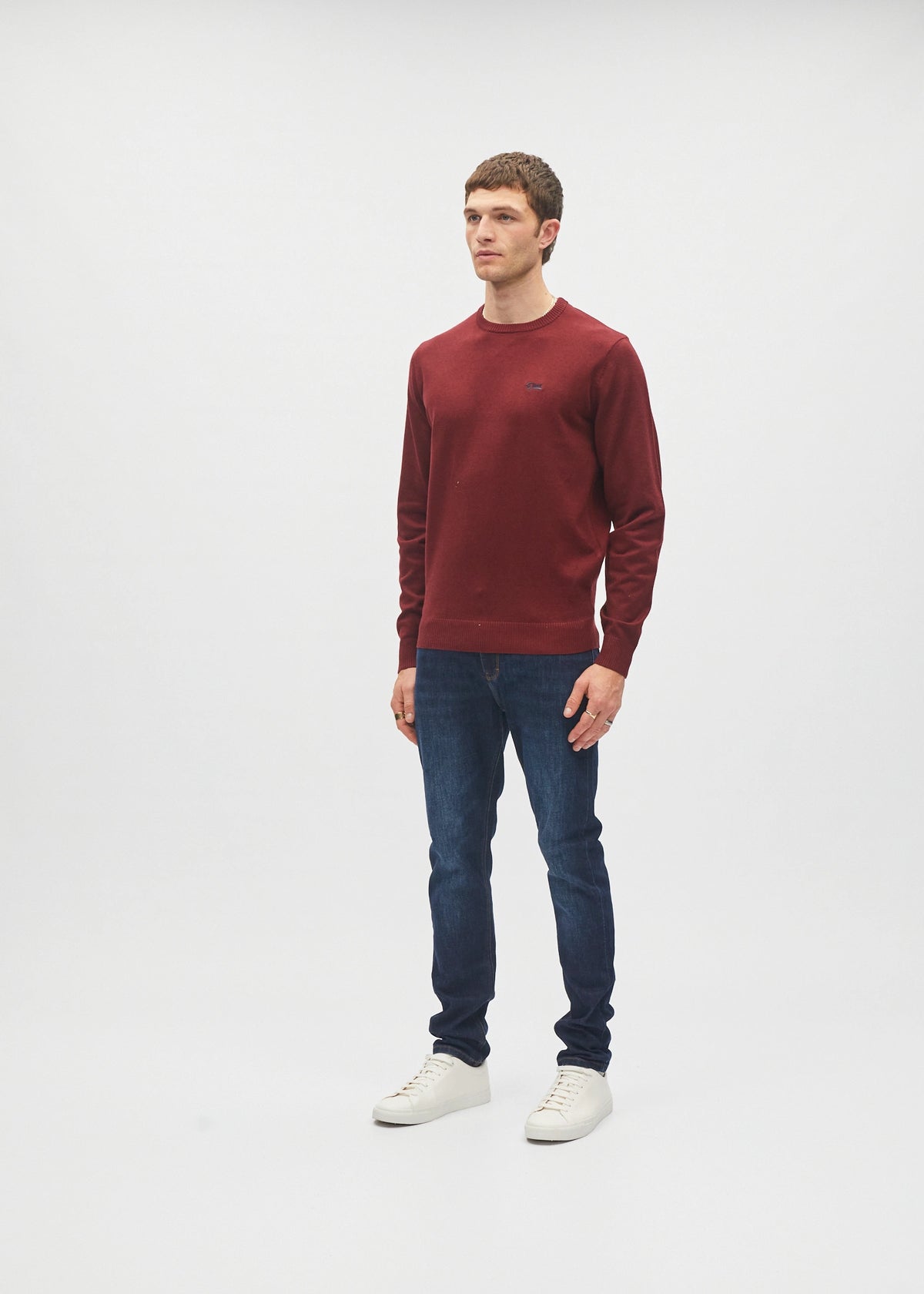 Bastian Round Neck Cranberry Red