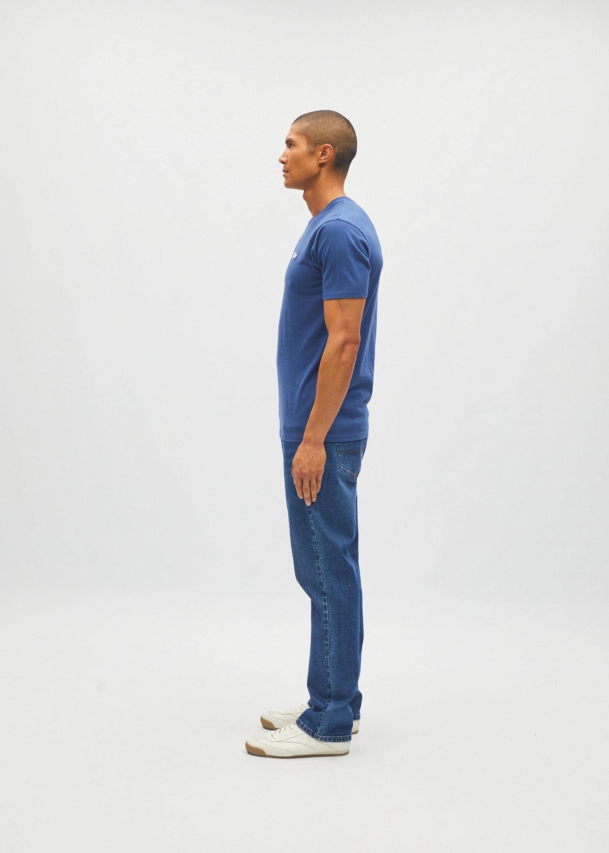 Basic Caden O Neck Tee Hugo Blue