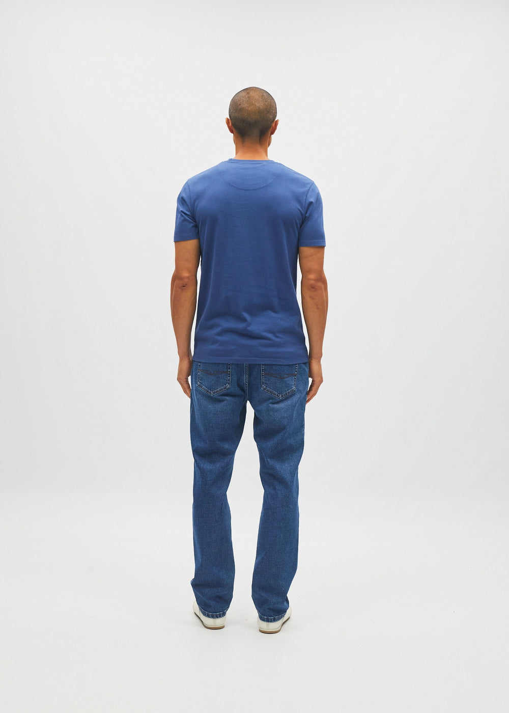 Basic Caden O Neck Tee Hugo Blue