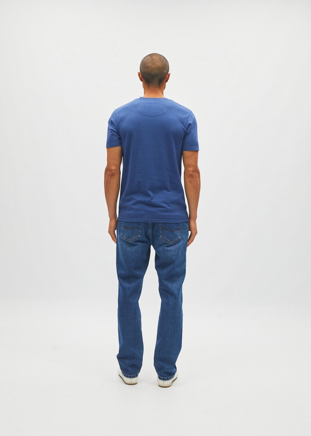 Basic Caden O Neck Tee Hugo Blue