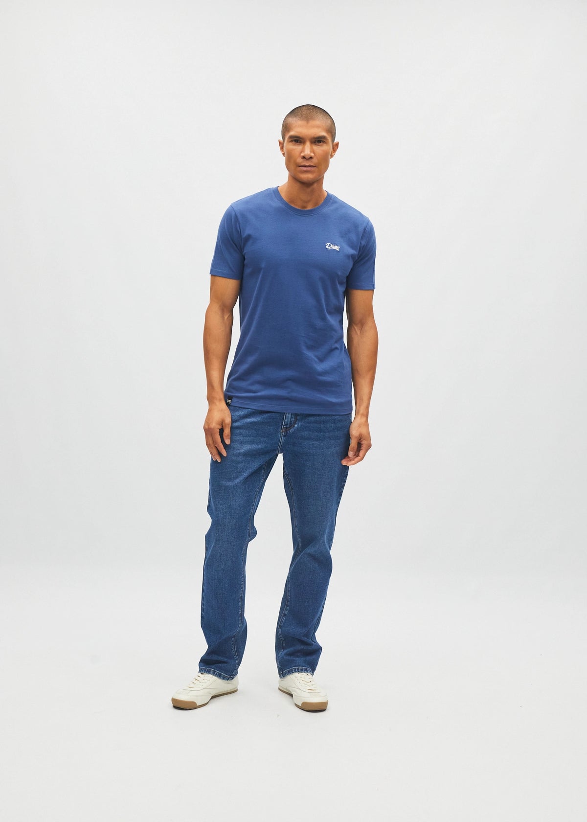 Basic Caden O Neck Tee Hugo Blue