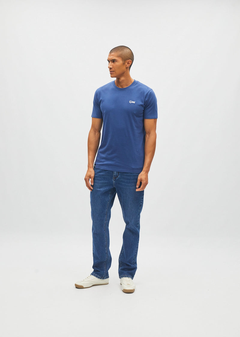 Basic Caden O Neck Tee Hugo Blue