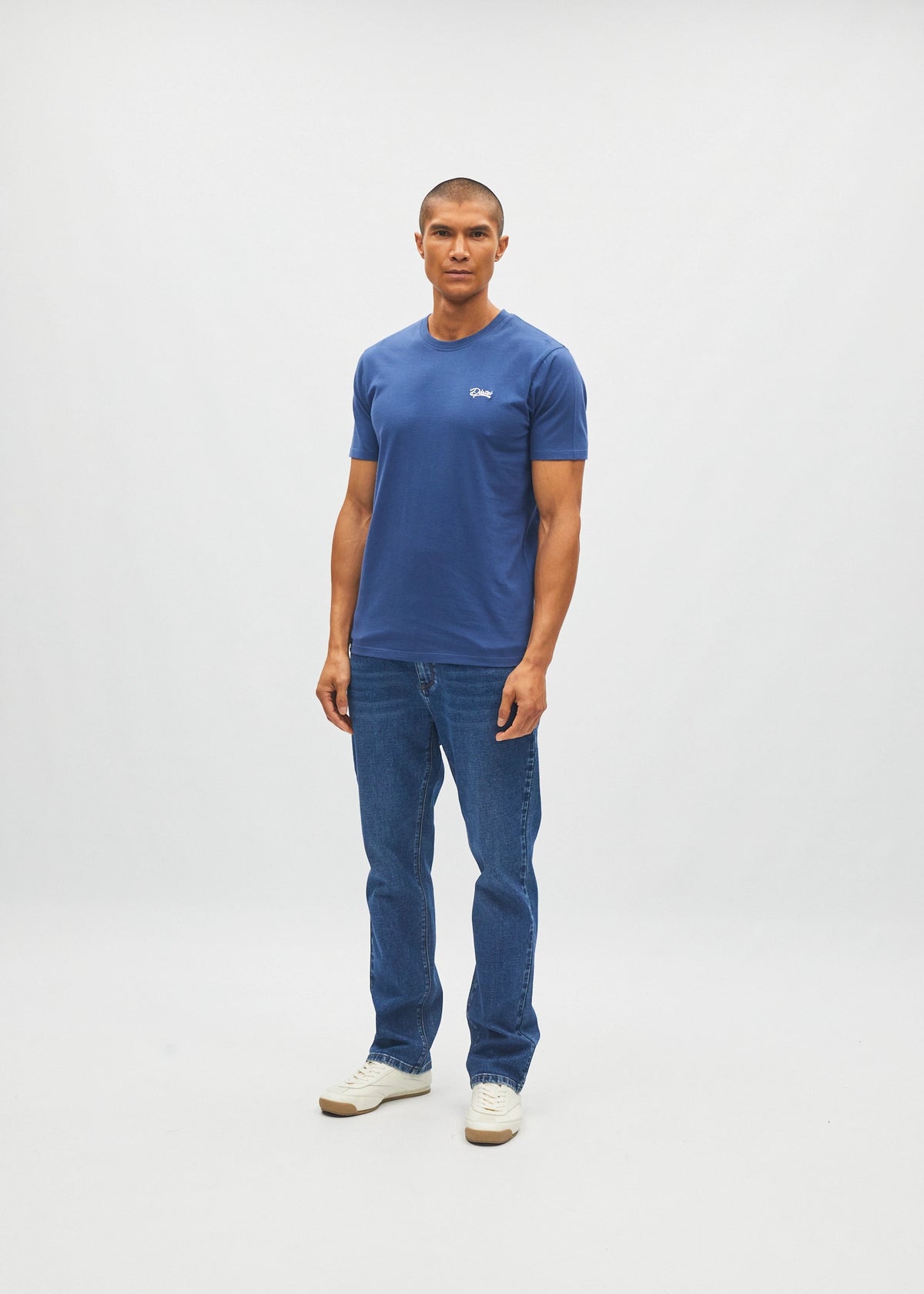 Basic Caden O Neck Tee Hugo Blue