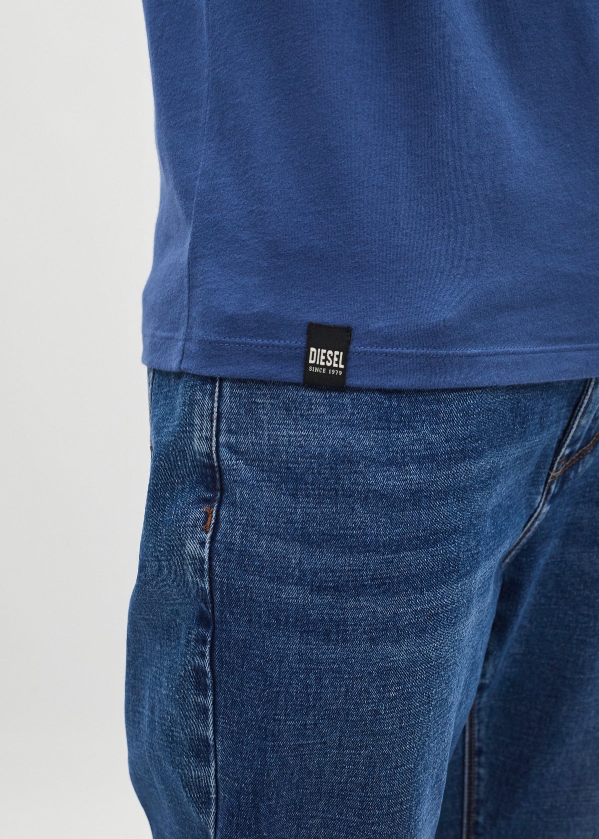 Basic Caden O Neck Tee Hugo Blue