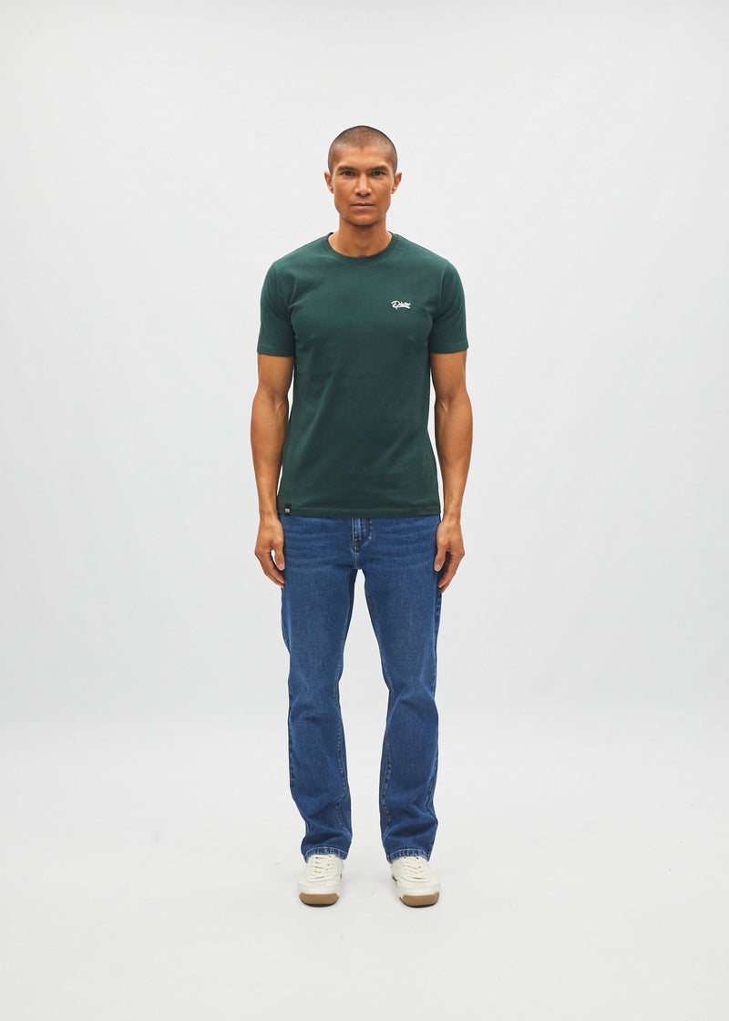 Basic Caden O Neck Tee Paddle Green