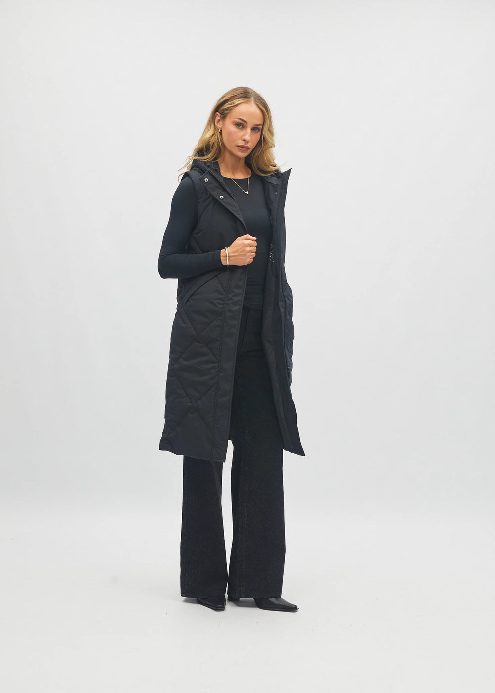 Lellia Gilet Pitch Black