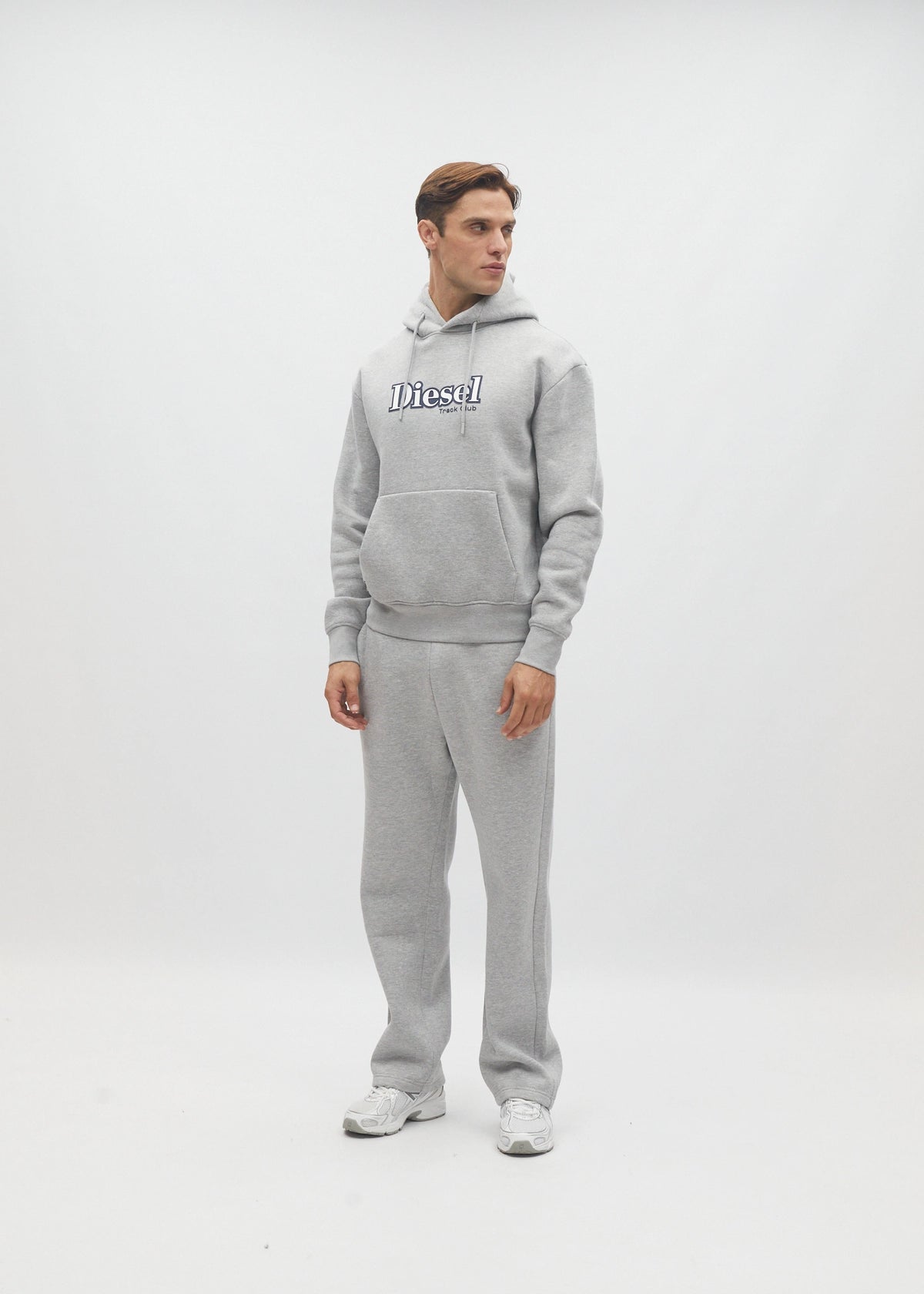Walt Hoodie Grey Marl