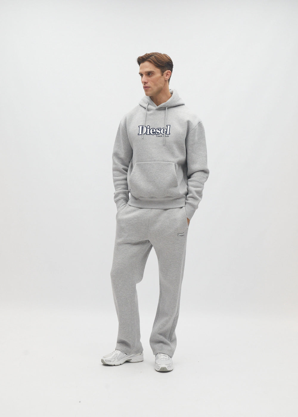 Walt Hoodie Grey Marl