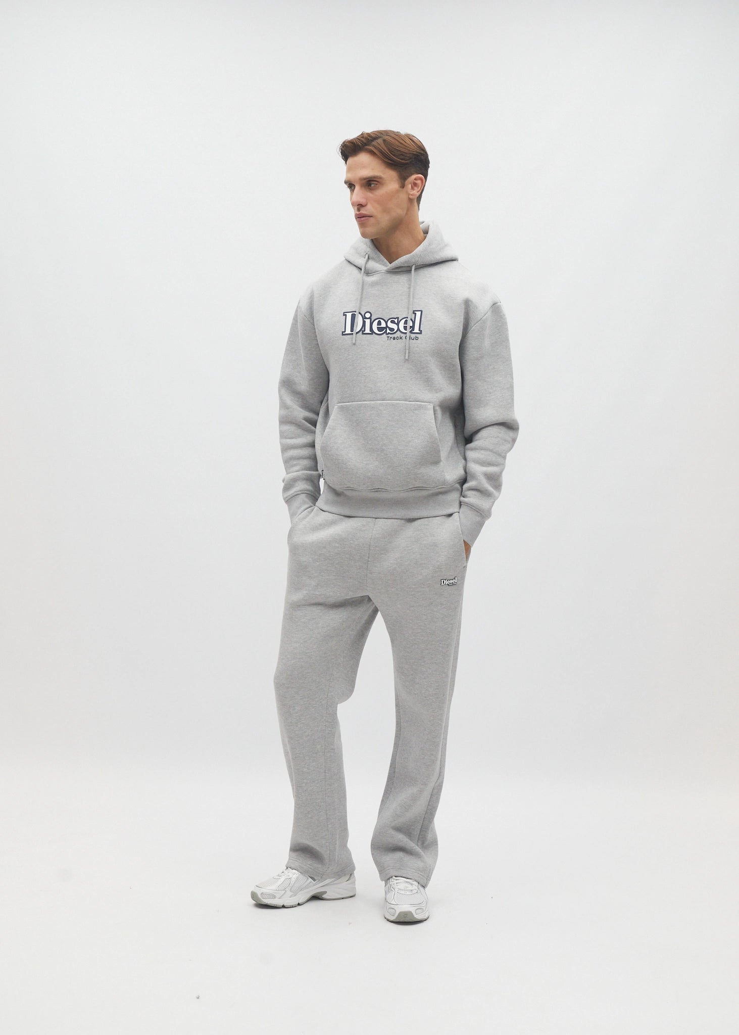 Walt Hoodie Grey Marl