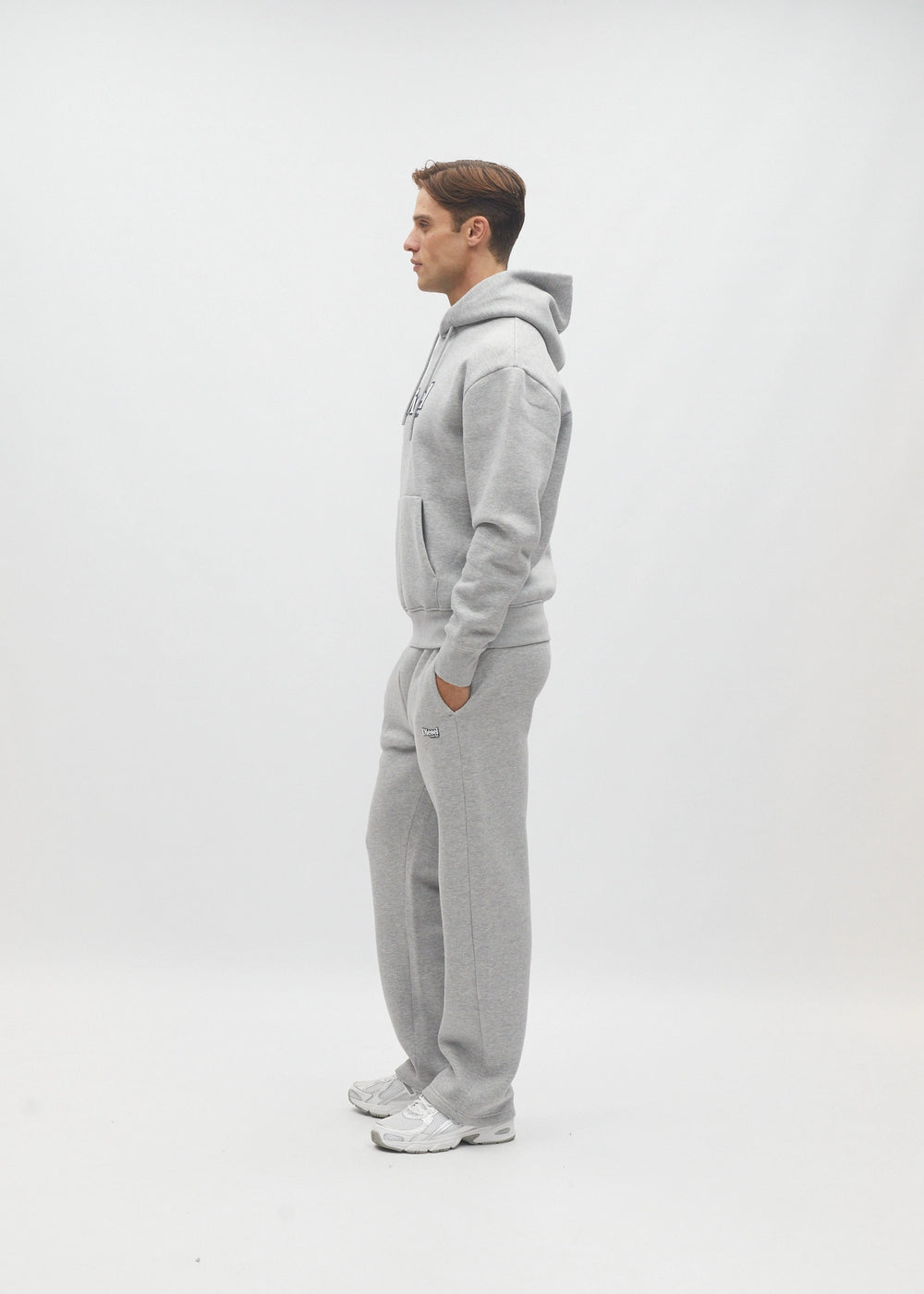 Walt Hoodie Grey Marl