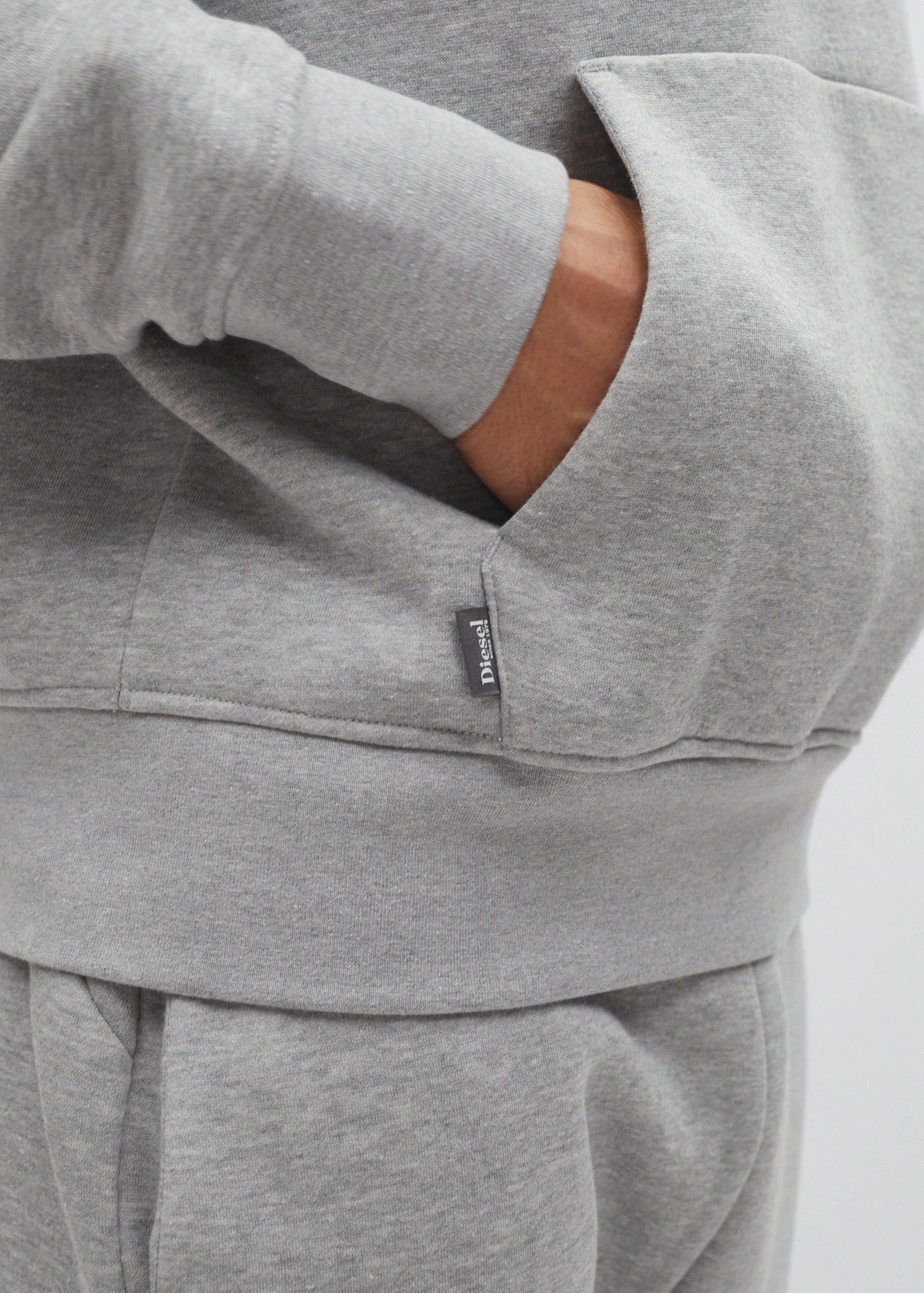 Walt Hoodie Grey Marl