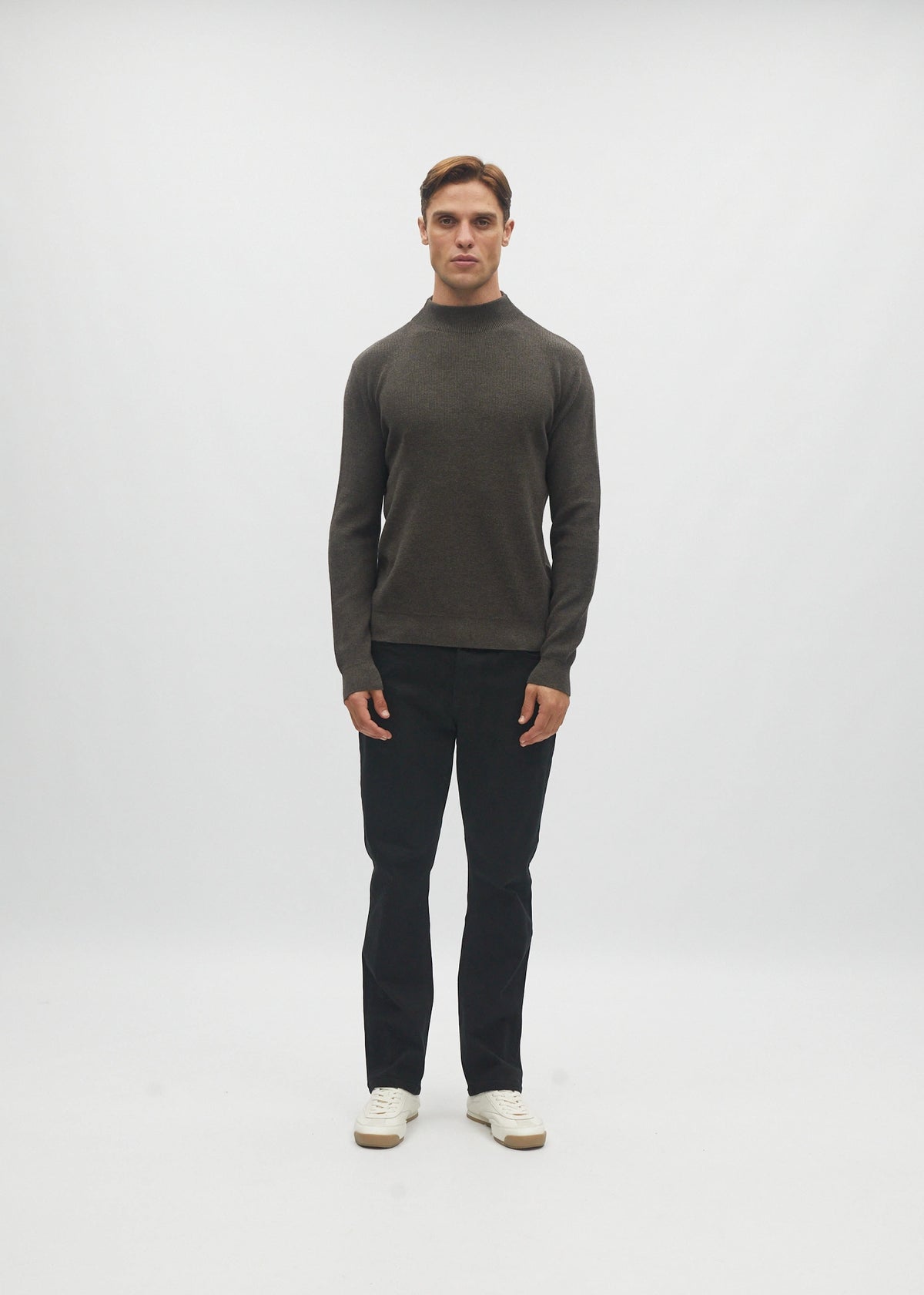 Daxton Sweater Oak Green Marl