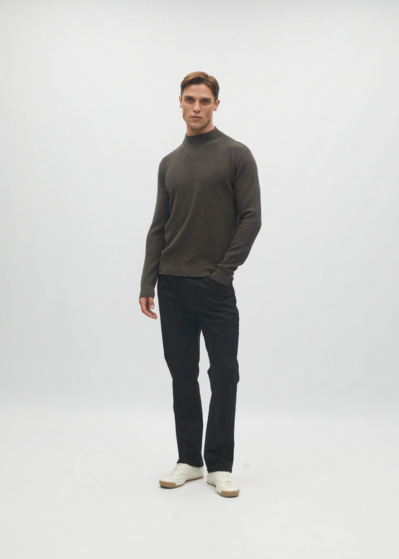 Daxton Sweater Oak Green Marl