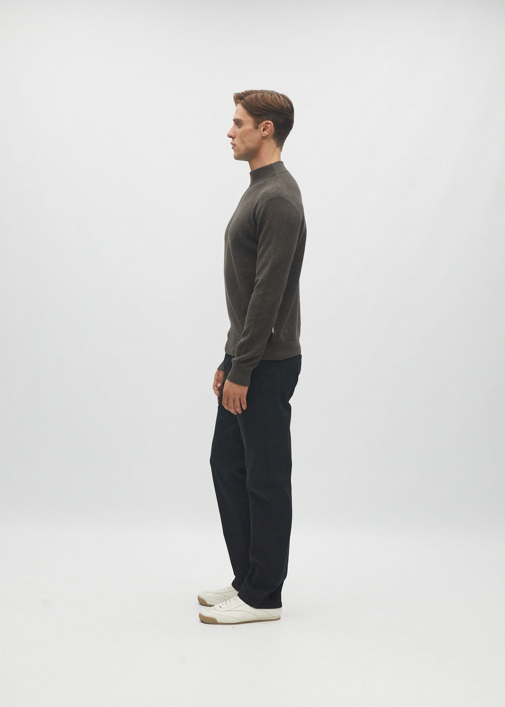 Daxton Sweater Oak Green Marl