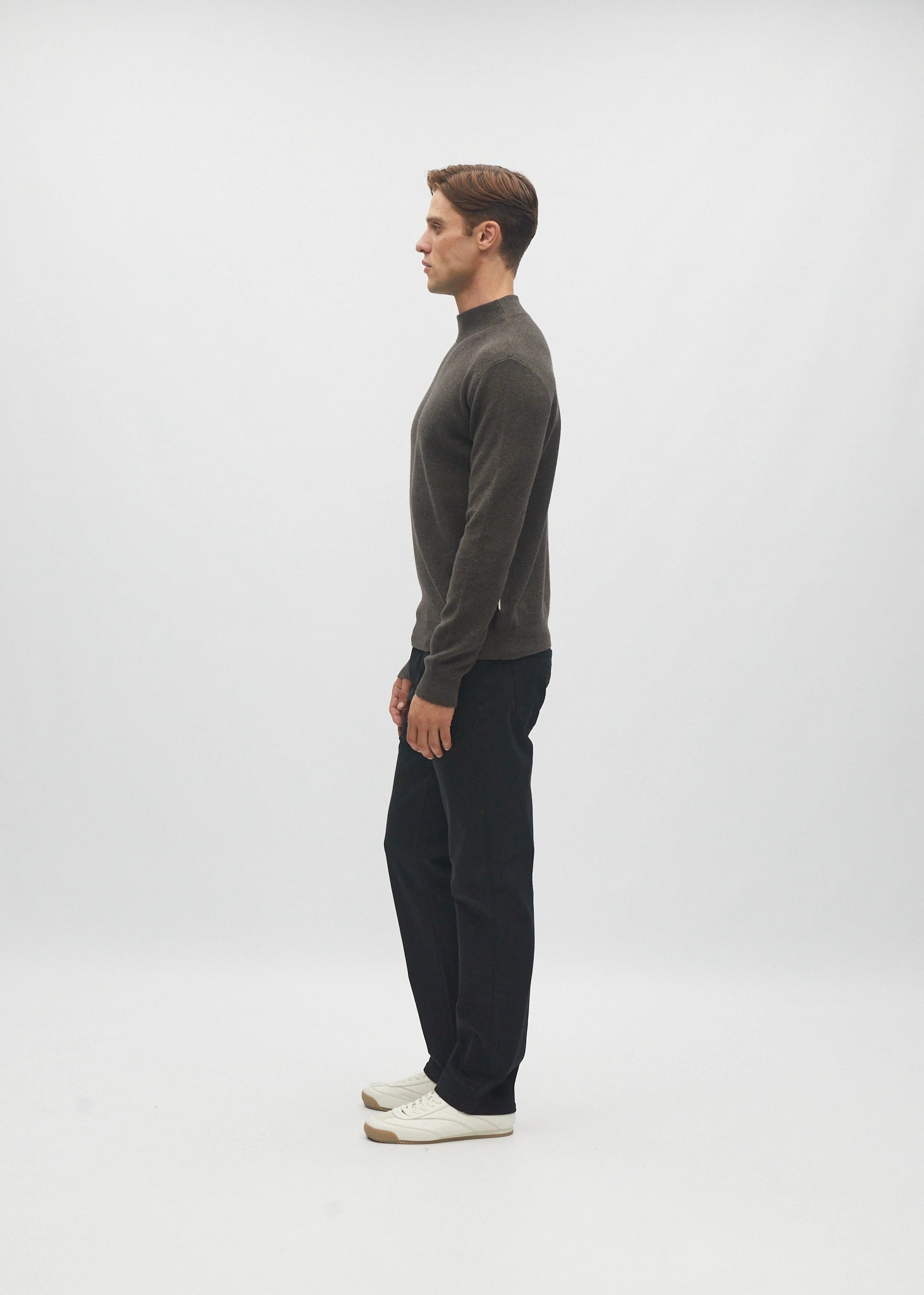 Daxton Sweater Oak Green Marl
