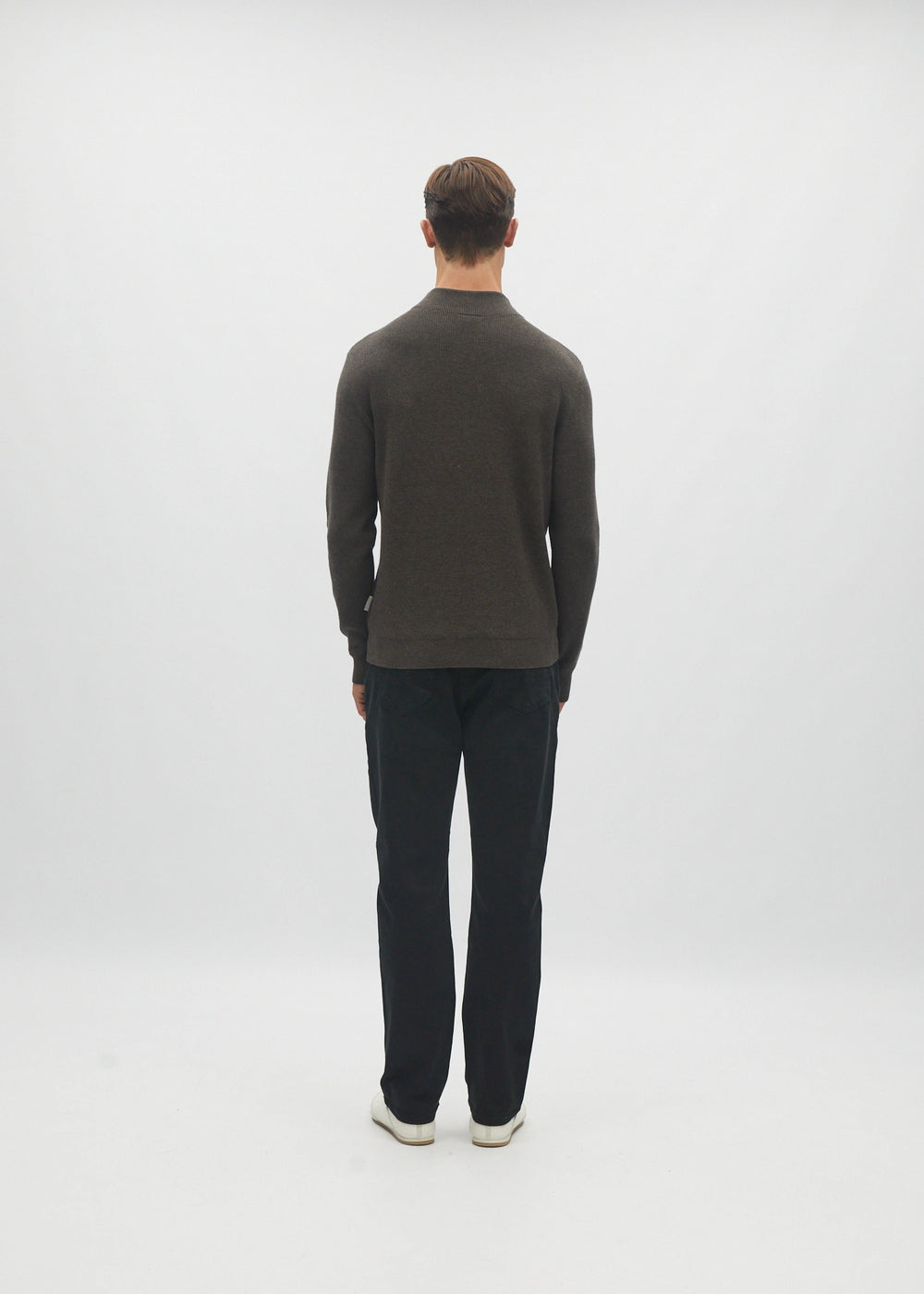 Daxton Sweater Oak Green Marl
